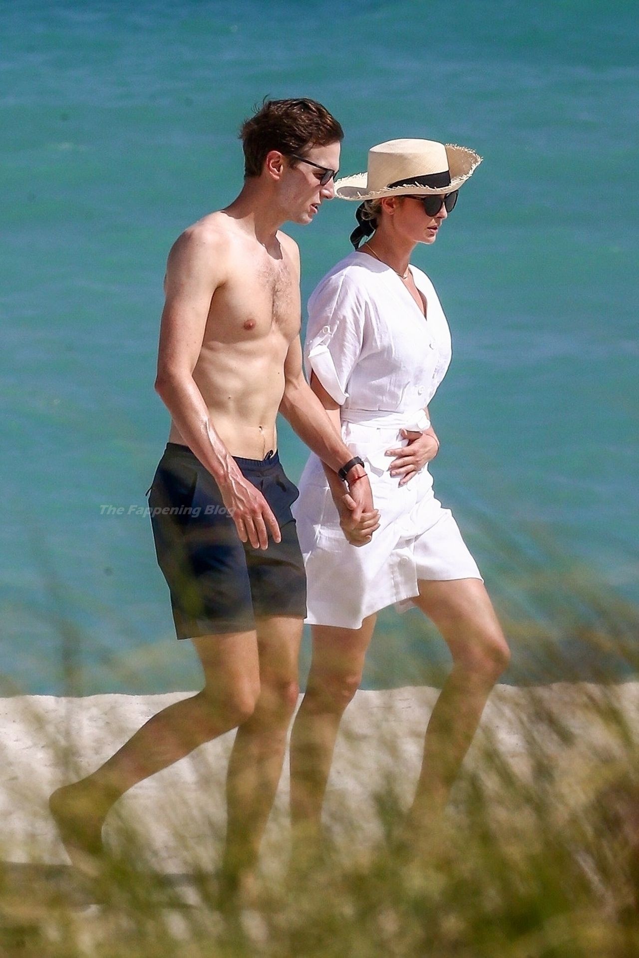 Ivanka Trump & Jared Kushner Enjoy a Romantic Walk on the Beach (75 Photos)