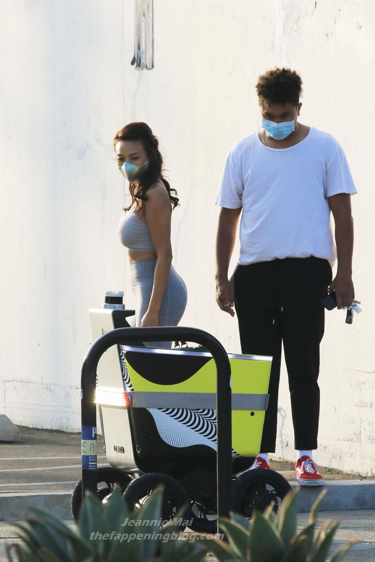 Jeannie Mai & Brandon Armstrong Step Out of the DWTS Studio (47 Photos)