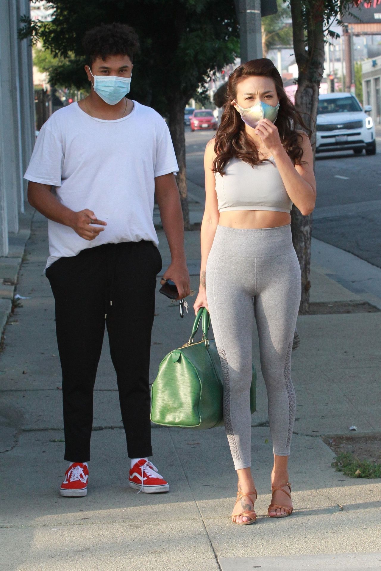 Jeannie Mai & Brandon Armstrong Step Out of the DWTS Studio (47 Photos)