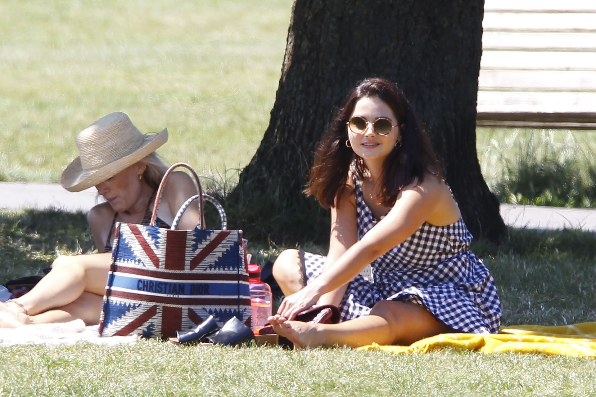 Jenna Coleman Is Spotted At a London Park With a Friend (49 Photos)
