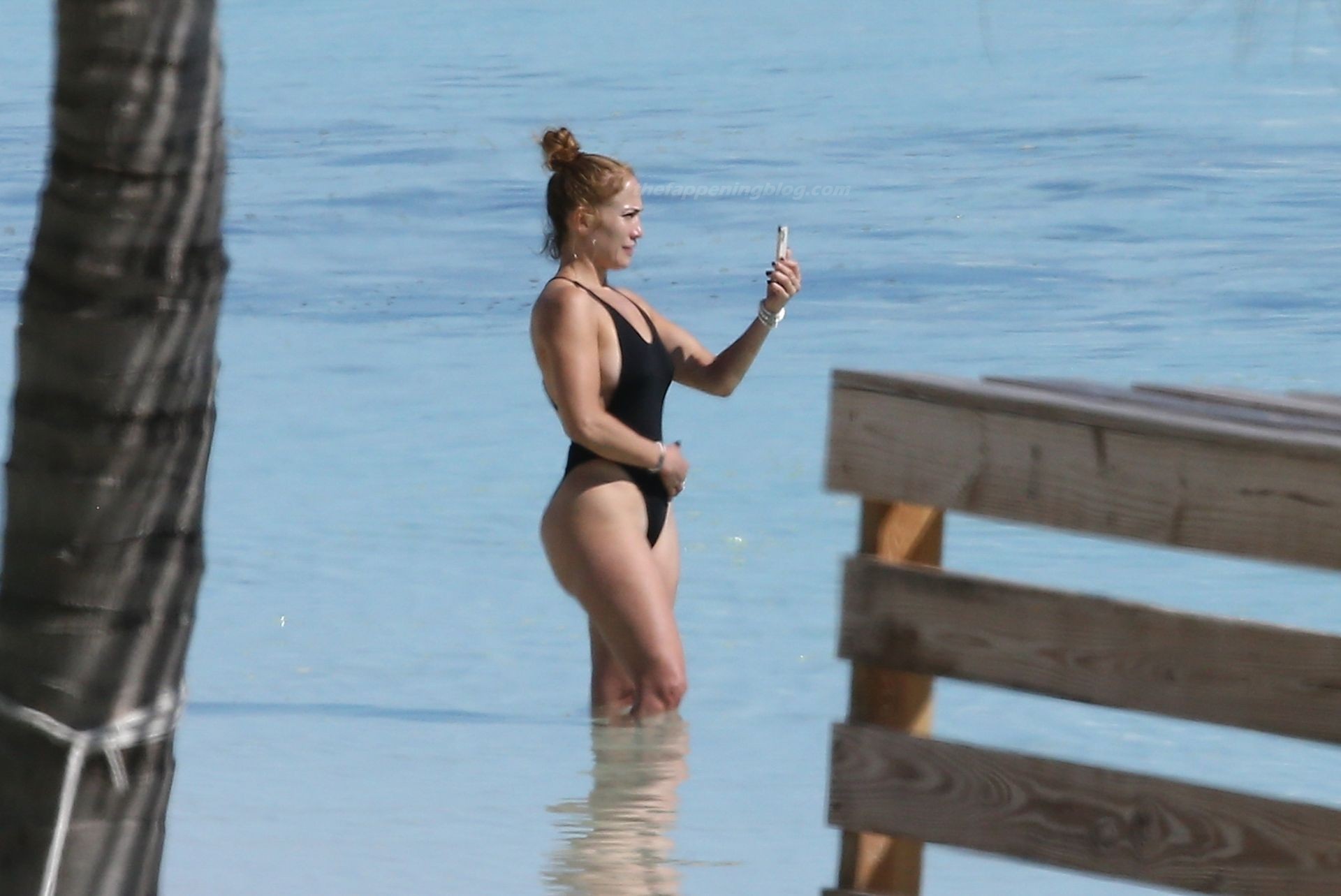 Jennifer Lopez Goes Paddle-boarding in Turks and Caicos Islands (49 Photos)