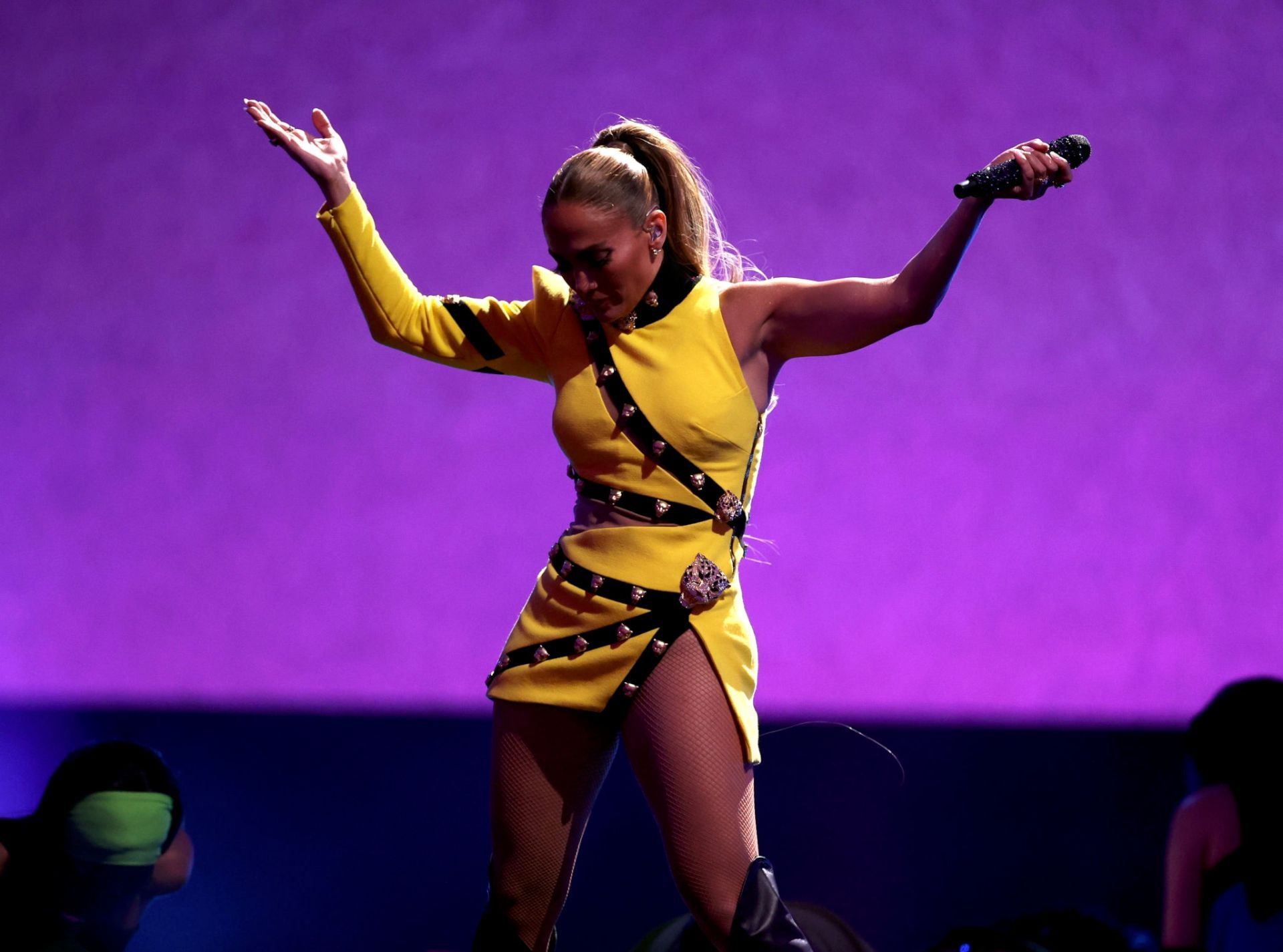 Jennifer Lopez Shows Her Curves at SoFi Stadium (32 Photos)