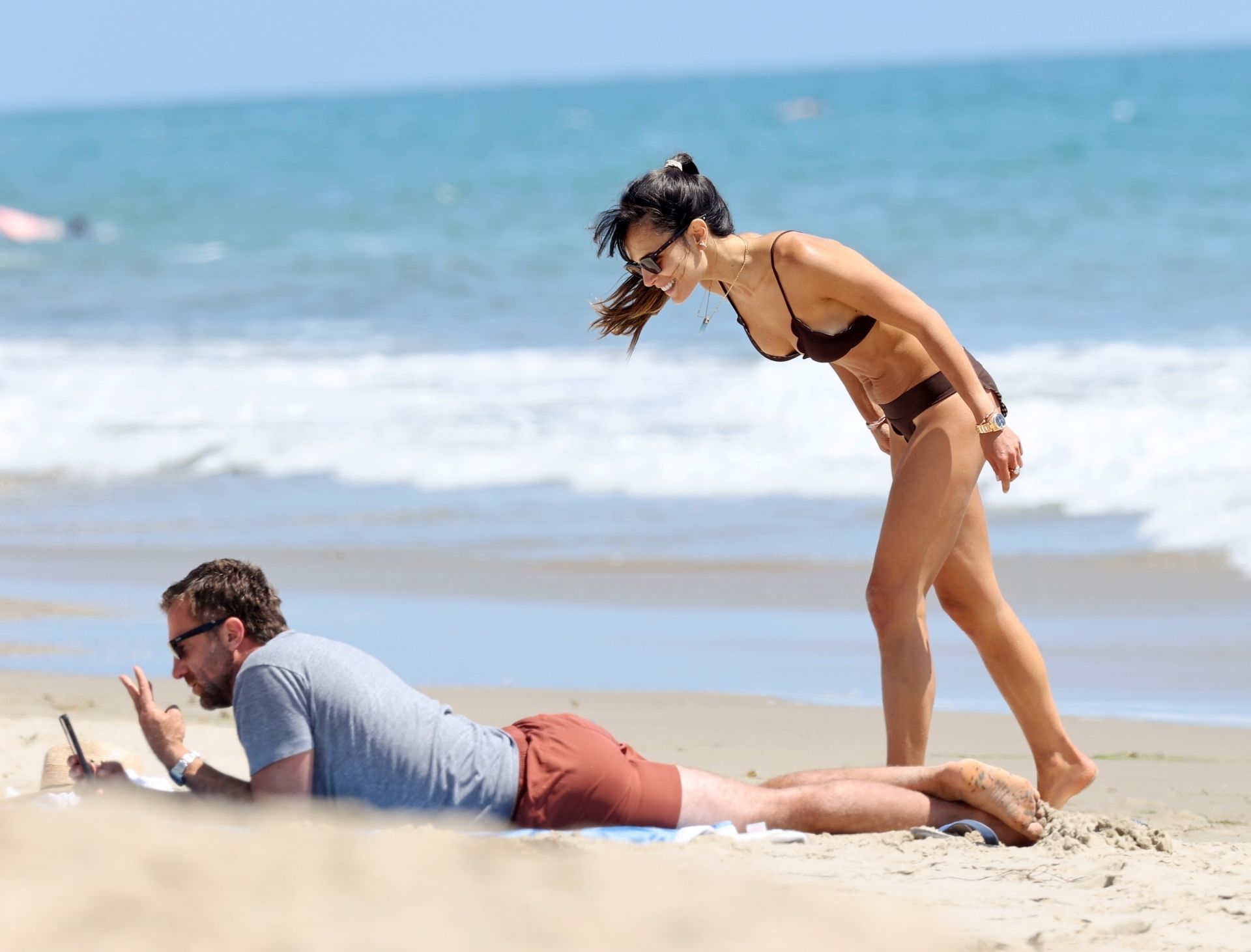 Jordana Brewster & Mason Morfit Enjoy a Romantic Beach Day Packed with PDA (68 Photos)