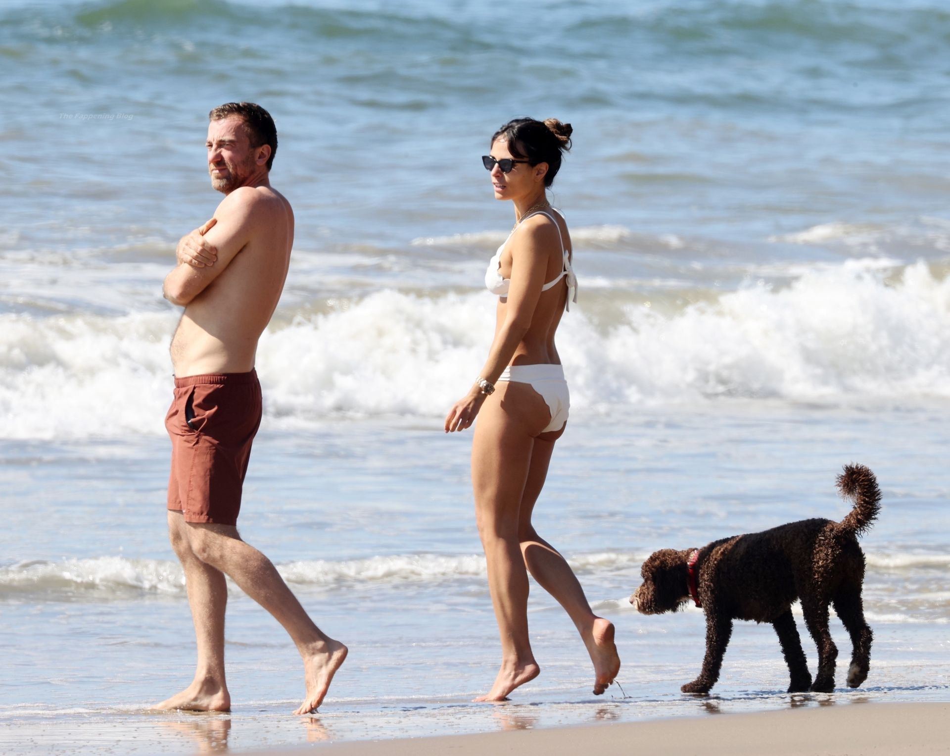 Jordana Brewster & Mason Morfit Pack on the PDA on the Beach (30 Photos)
