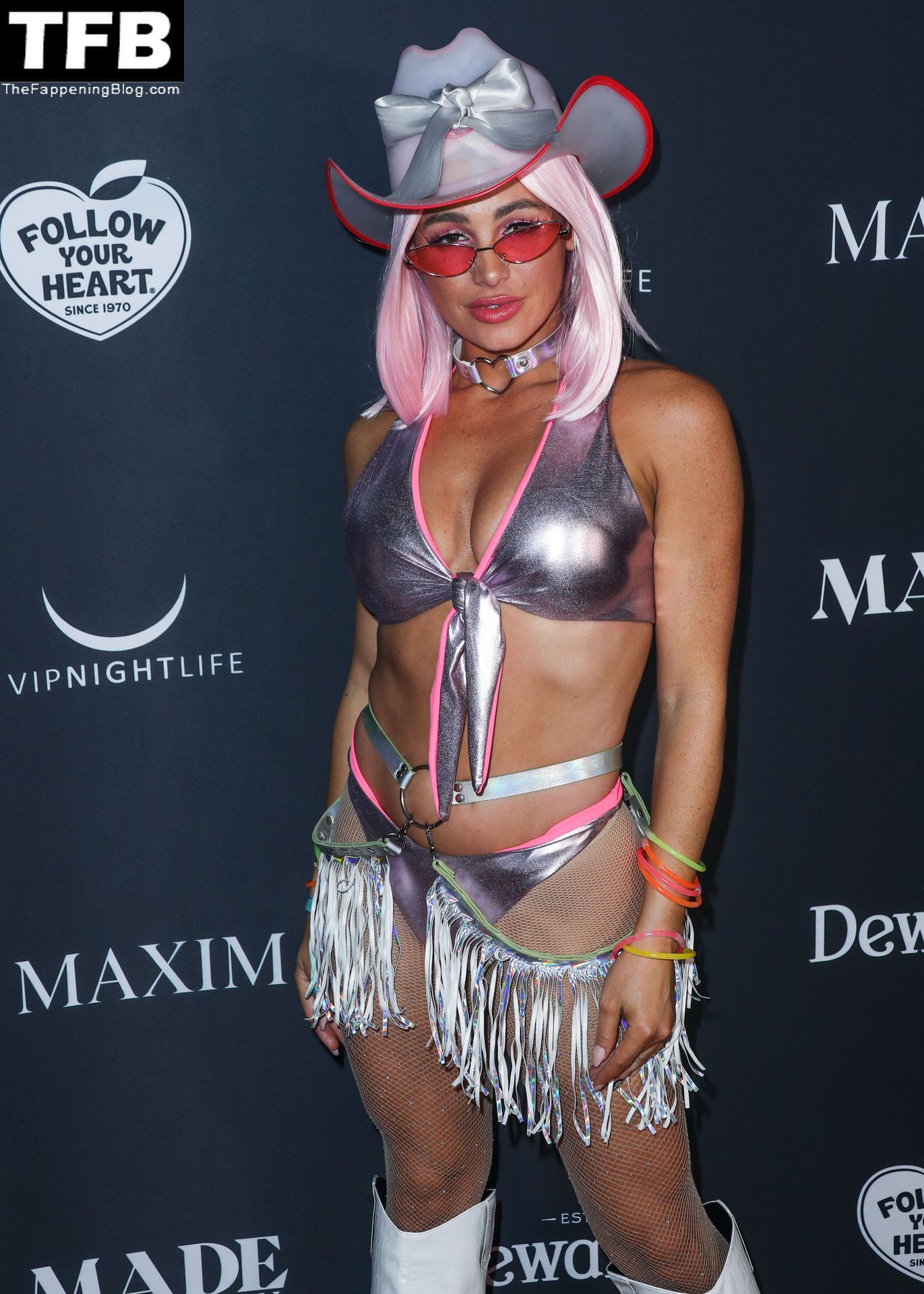 Kayla Fitz Shows Her Sexy Ass & Tits at the 2021 Maxim Halloween Party (10 Photos)