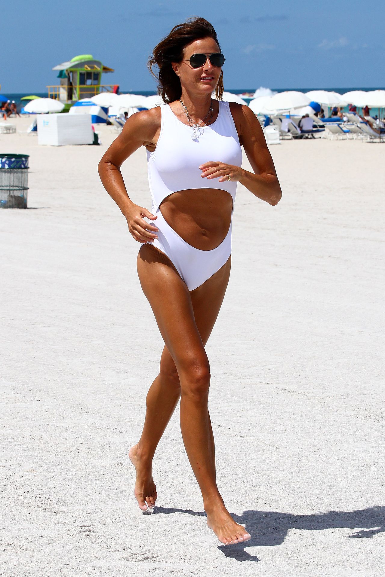 Kelly Bensimon is Spotted Jogging on Miami Beach (20 Photos)