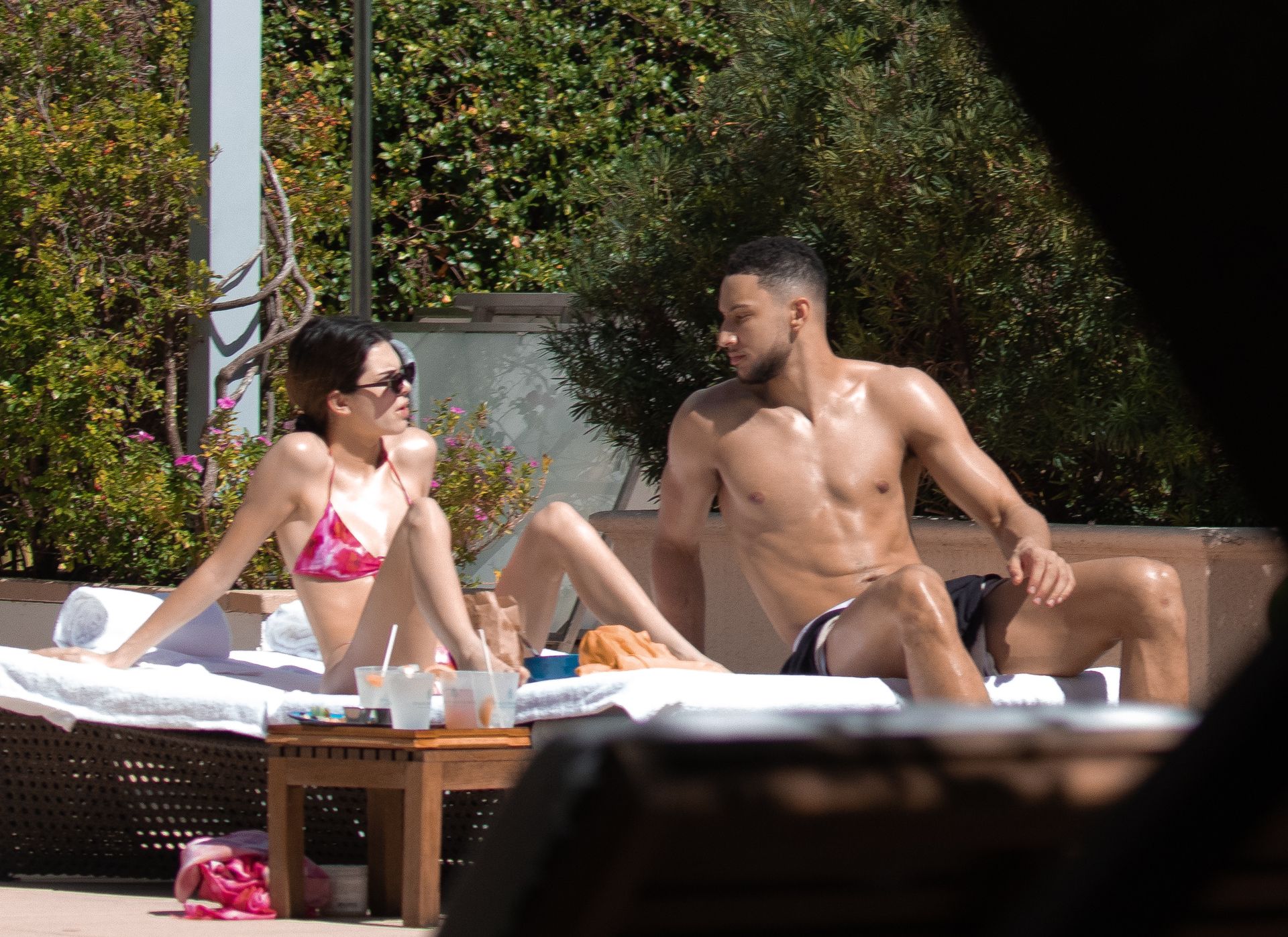 Hot Couple Kendall Jenner & Ben Simmons Relax During Pool Time In Miami (14 Photos)