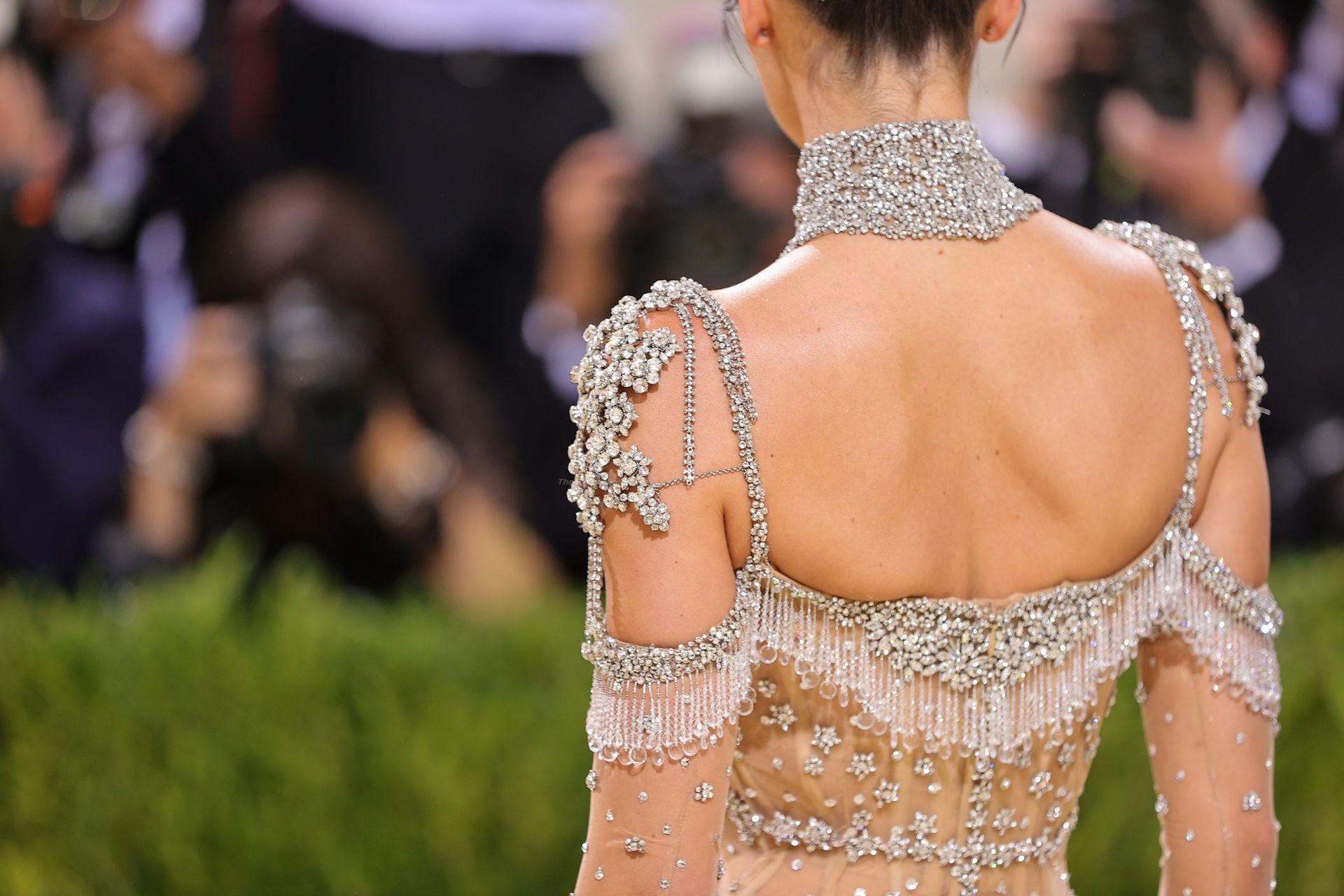 Kendall
Jenner Poses in a Naked’ Dress at the 2021 Met Gala (150 Photos)
