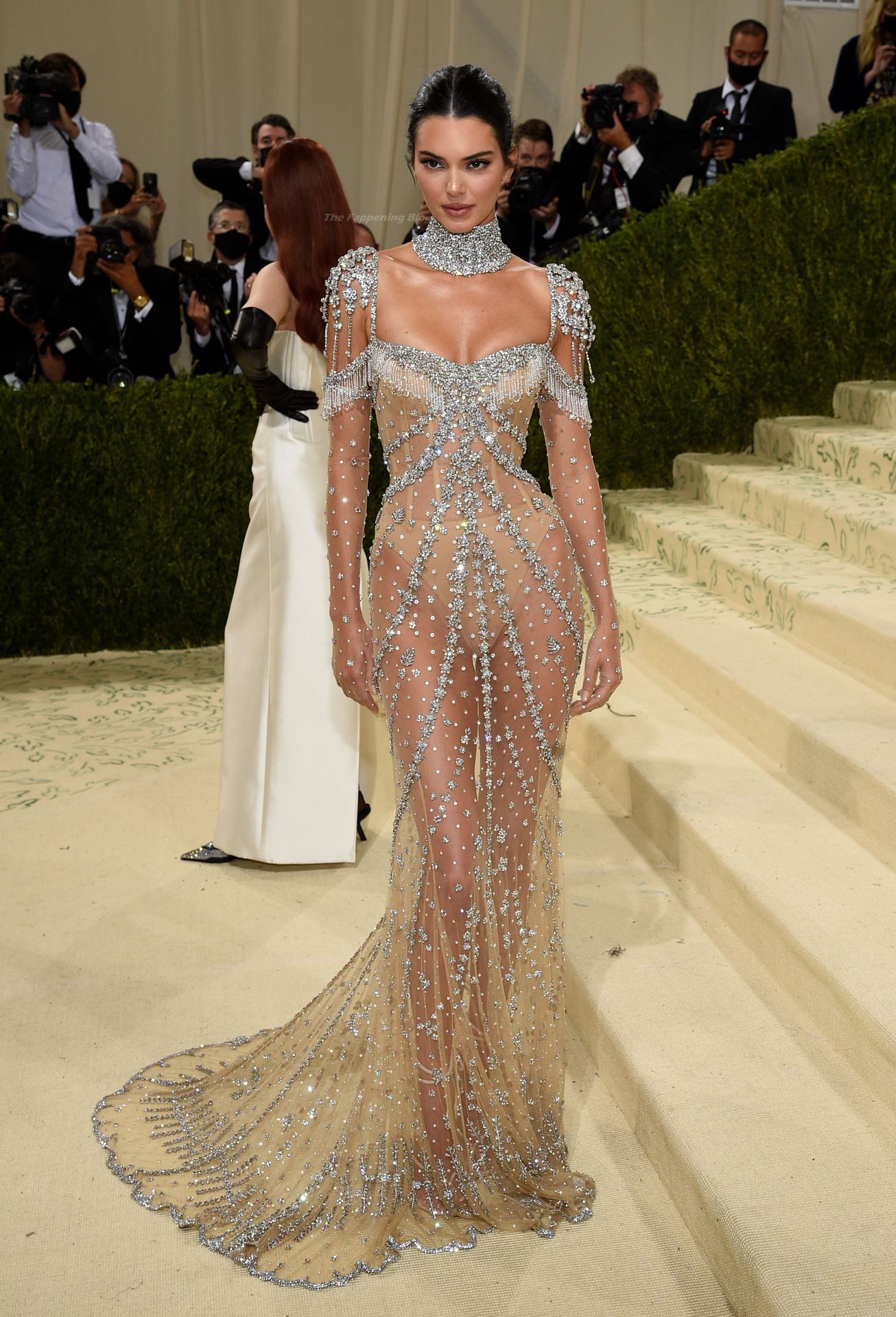 Kendall Jenner Poses in a Naked’ Dress at the 2021 Met Gala (150 Photos)