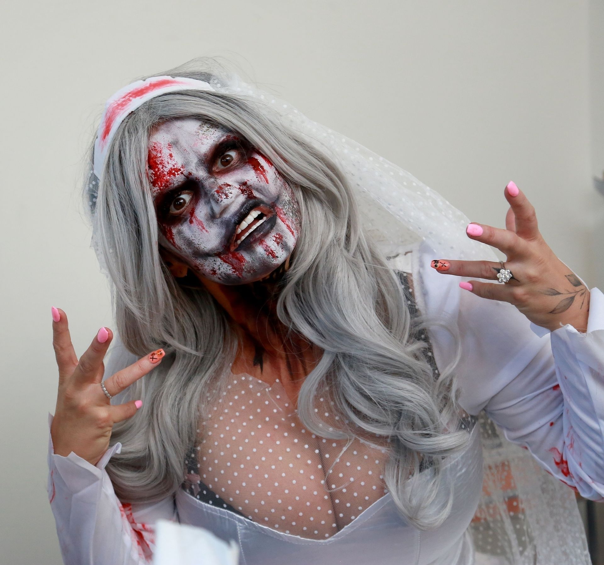 Kerry Katona Celebrates Halloween (62 Photos)