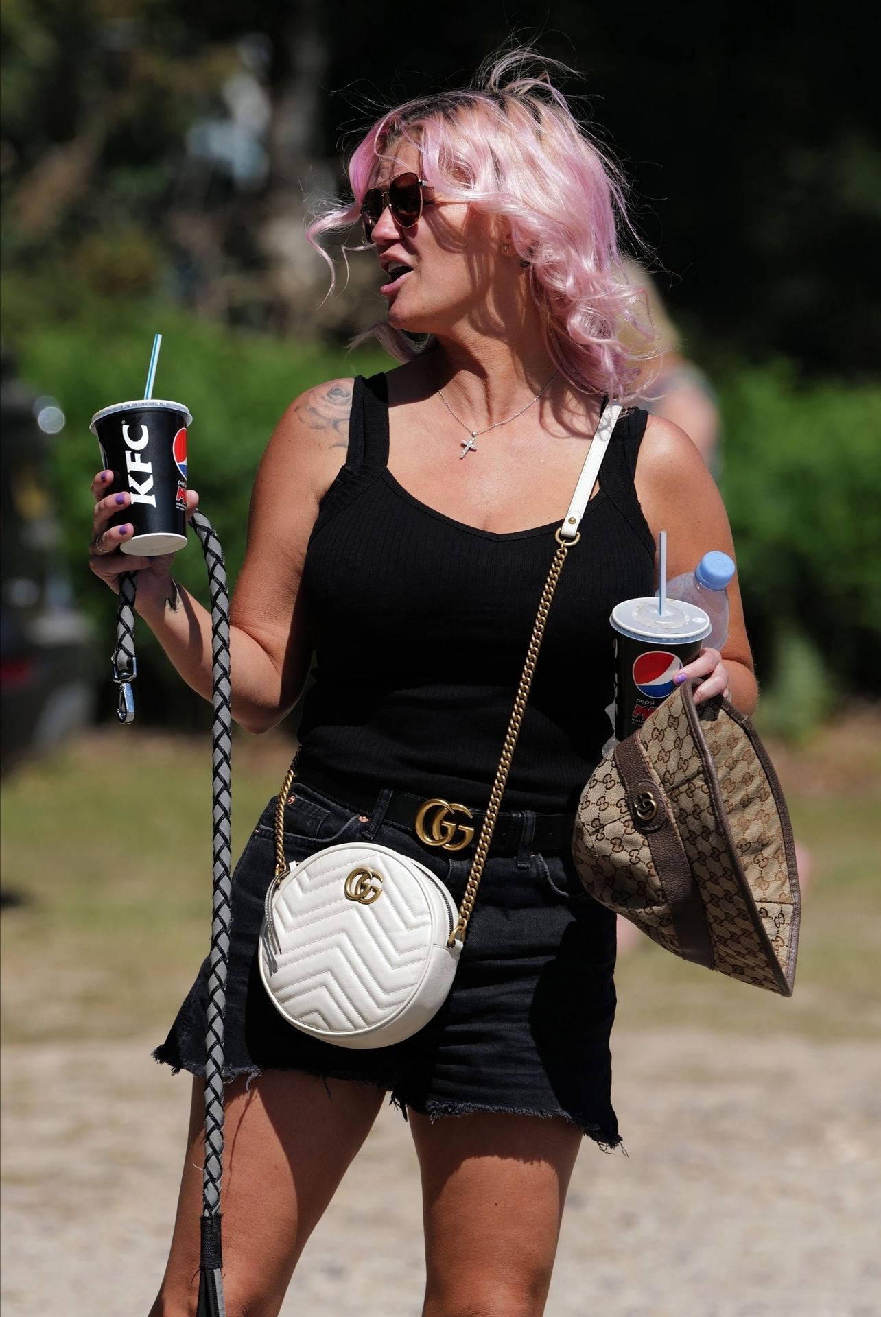 Kerry Katona Shows Off Her Pink Hair And Looks in Great Spirits in London (72 Photos)