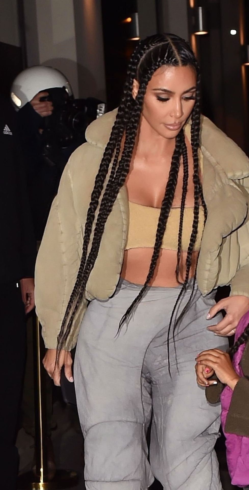 Kim Kardashian Arrives at the Kanye West after party in Paris (21 Photos)