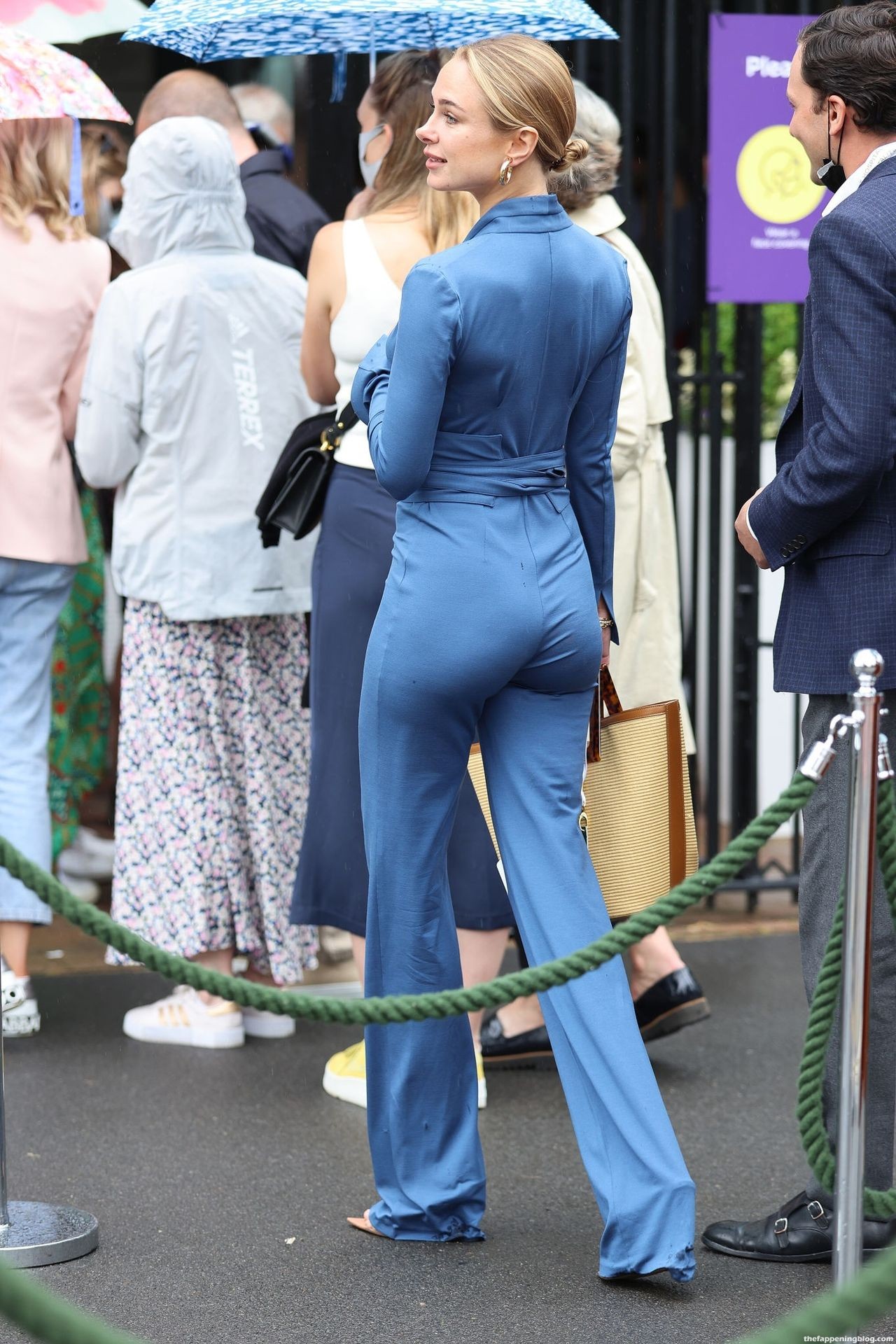 Kimberley Garner Goes Braless During Wimbledon 2021 in London (50 Photos)