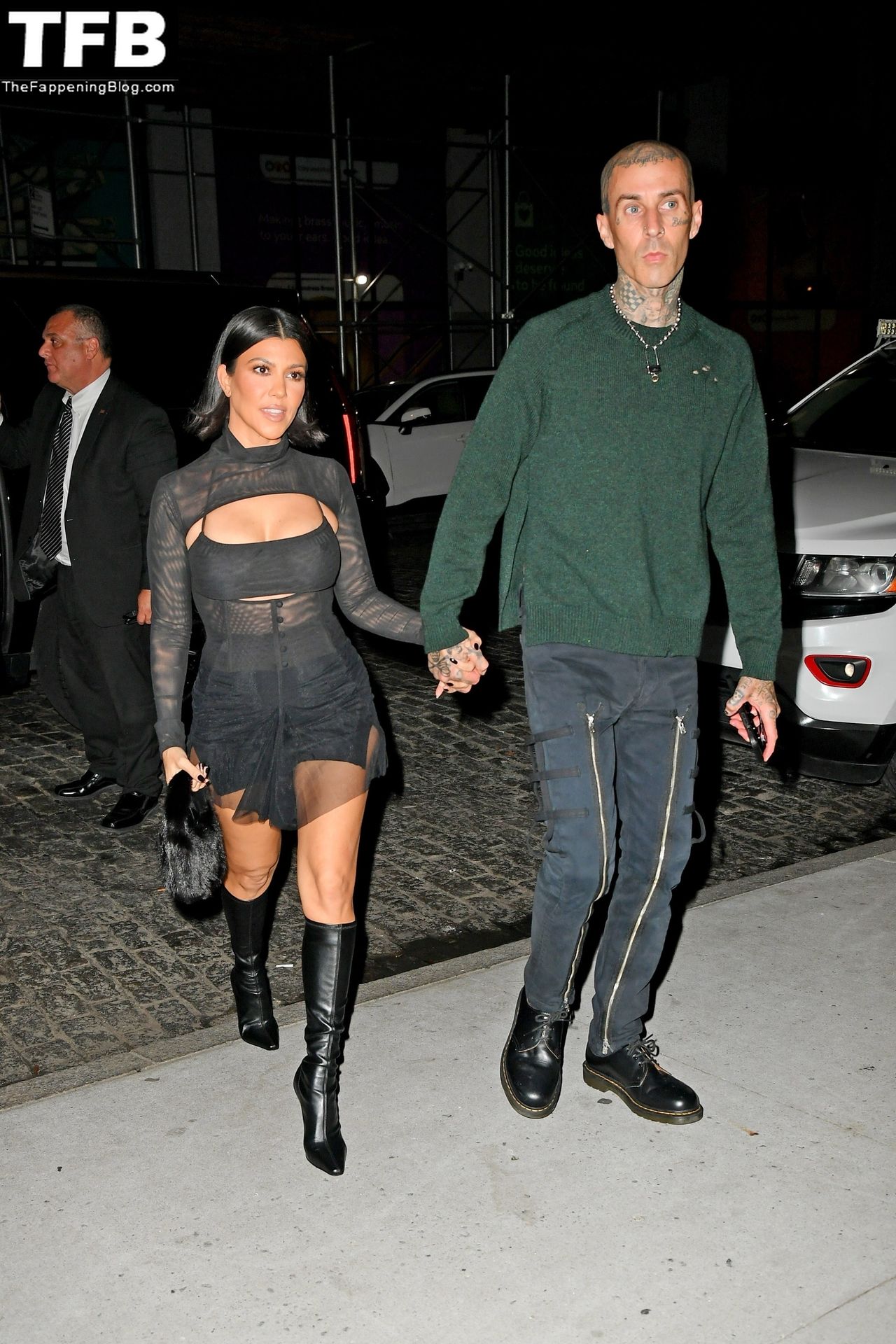 Kourtney Kardashian & Travis Barker Step Out For Dinner at Zero Bond in NYC (46 Photos)