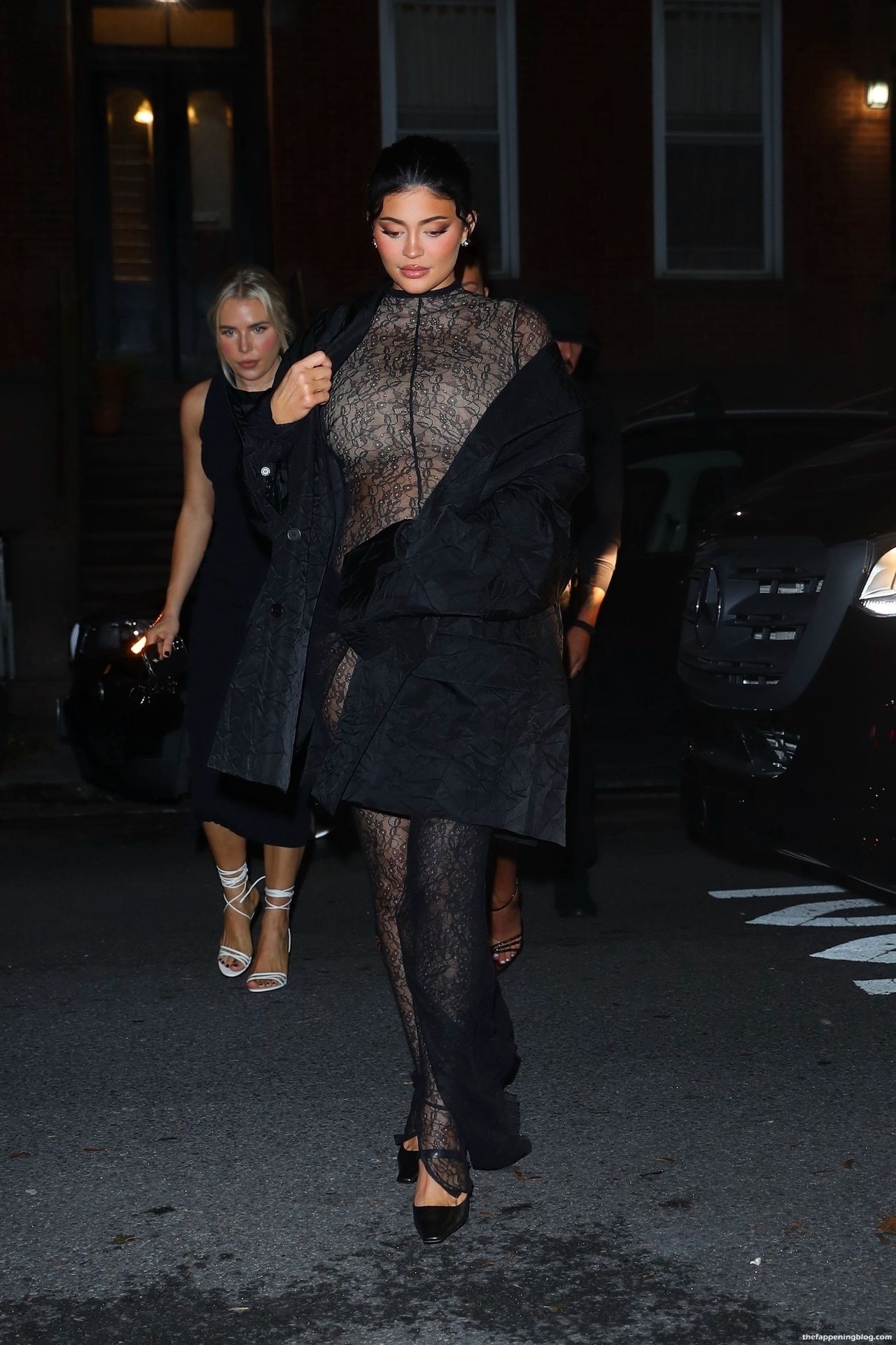 Kylie Jenner Debuts Baby Bump in a Sheer Bodysuit During NYFW (84 Photos) [Updated]