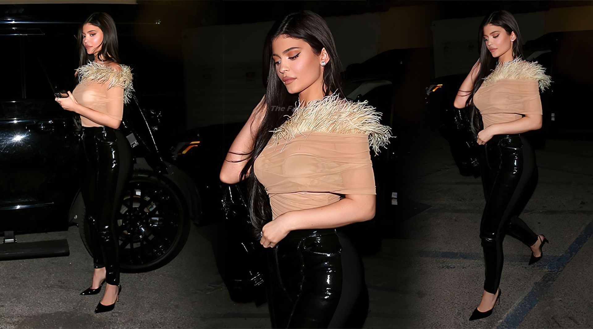 Kylie Jenner Steps Out to Meet Her Father for Dinner in WeHo (8 Photos)