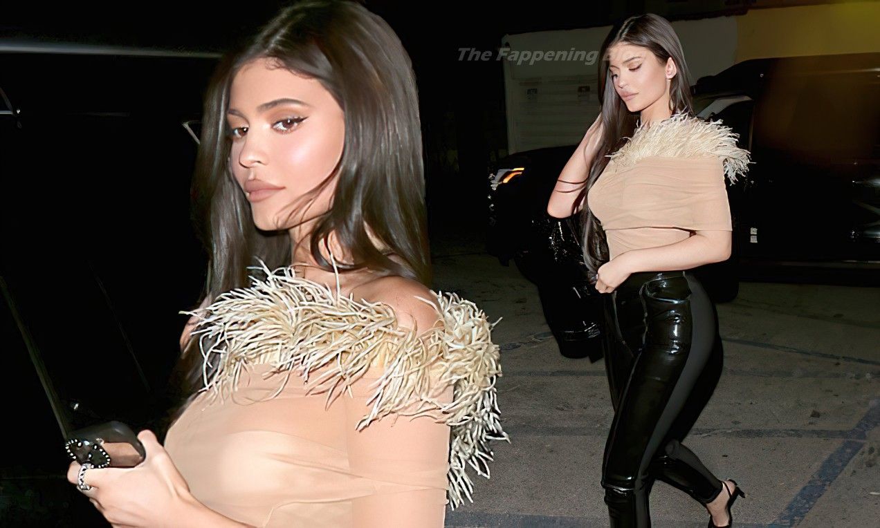 Kylie Jenner Steps Out to Meet Her Father for Dinner in WeHo (8 Photos)