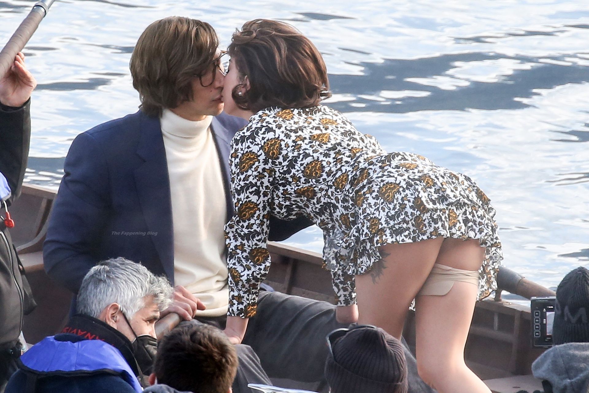 Lady Gaga & Adam Driver Are Seen Kissing on a Boat at Lake Como (39 Photos)
