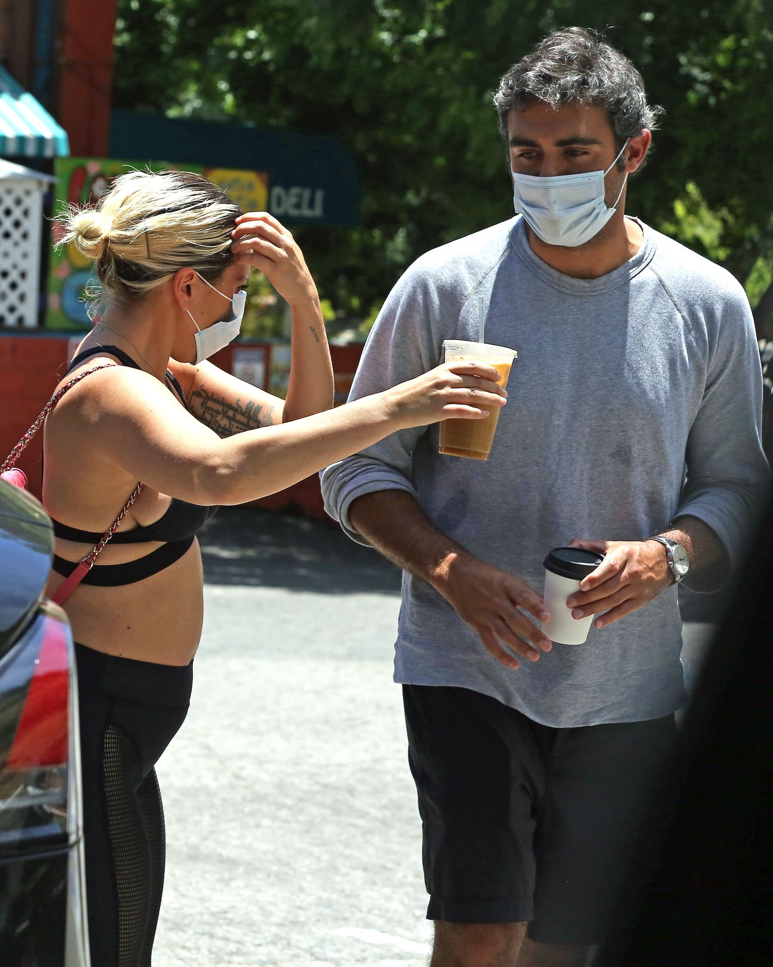 Lady Gaga & Michael Polansky Hold Hands as They Grab Morning Coffee in Hollywood (74 Photos)