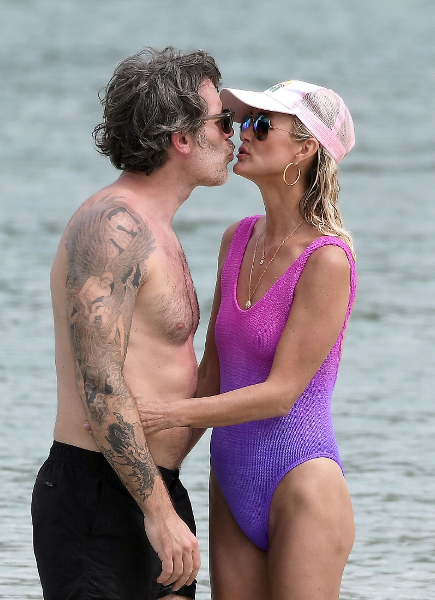 Laeticia Hallyday is Seen Kissing Jalil Lespert in St Barths (125 Photos)