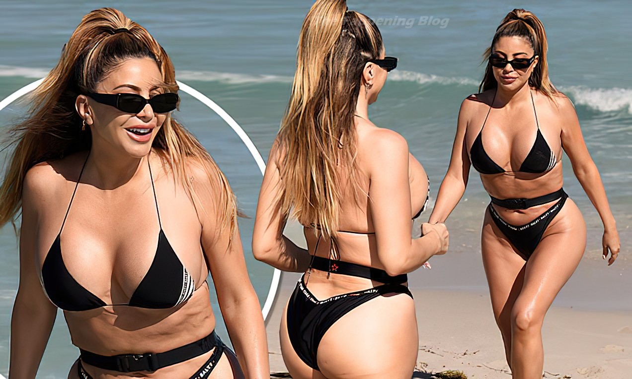 Larsa Pippen Displays Her Booty & Boobs (3 Collage Photos)