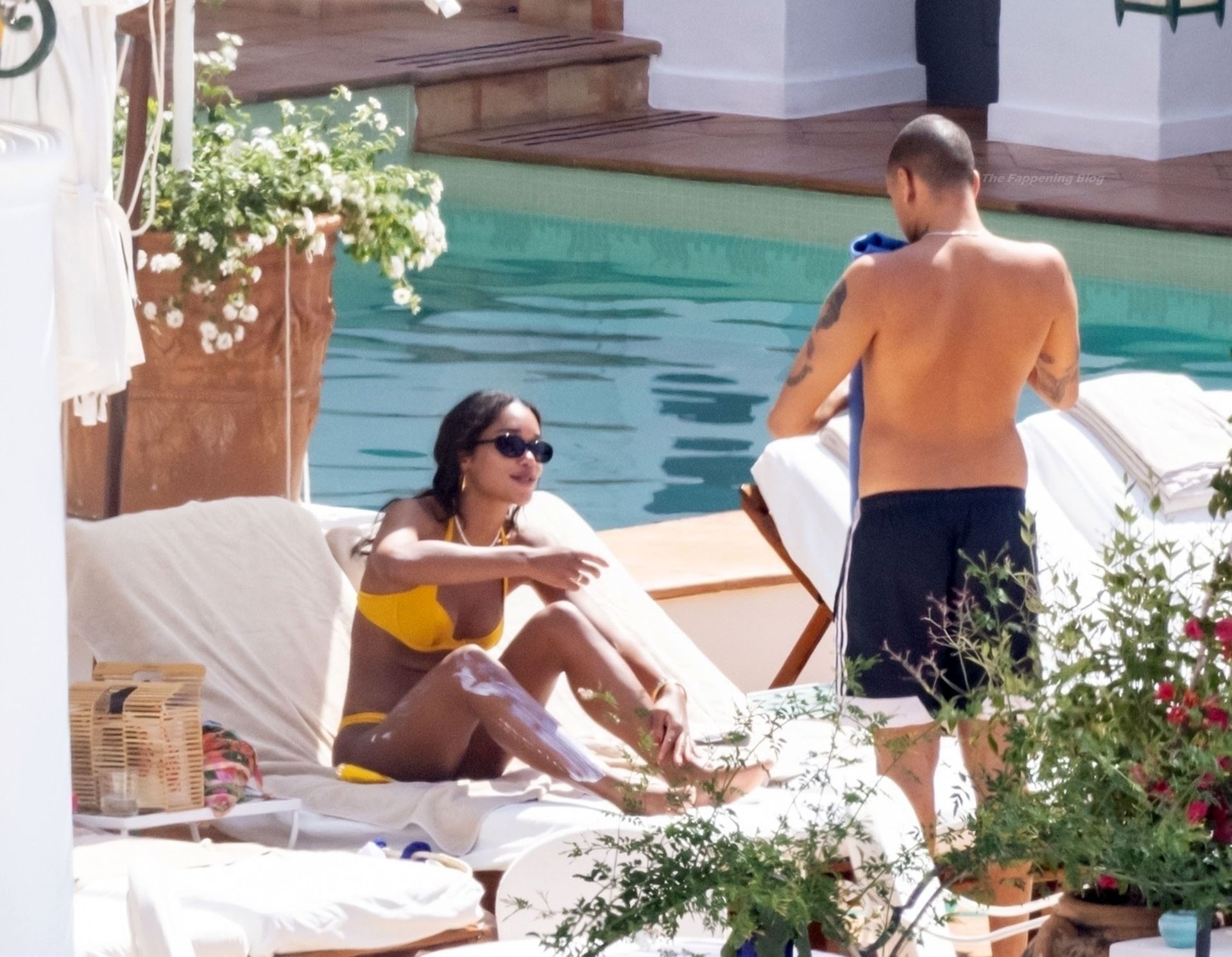 Laura Harrier is Pictured Relaxing on Holiday with Sam Jarou in Positano (33 Photos)