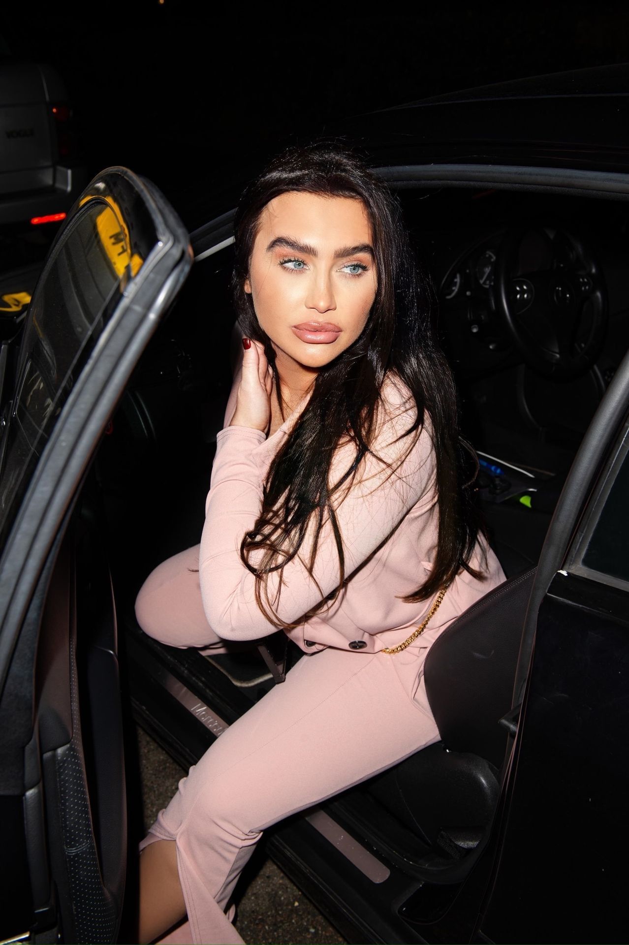 Lauren Goodger Shows a Lot of Cleavage as She Heads to Tape Nightclub in London (14 Photos)