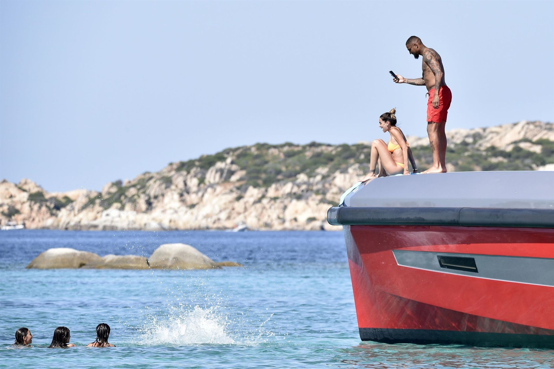 Kevin Prince Boateng & Melissa Satta Enjoy a Holiday in Sardinia (36 Photos)