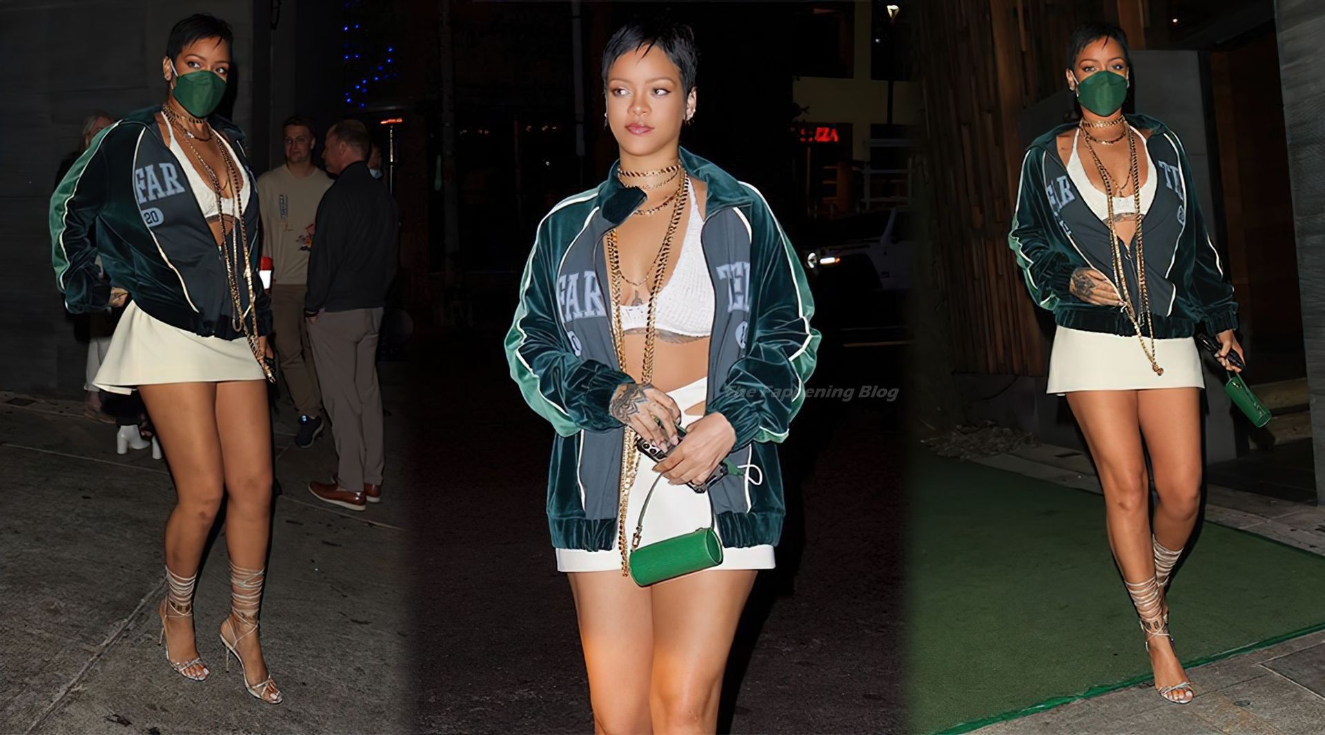 Leggy Rihanna Brings Her Nostalgic Style to Dinner as She Rocks a Bold Pixie Cut (30 Photos)