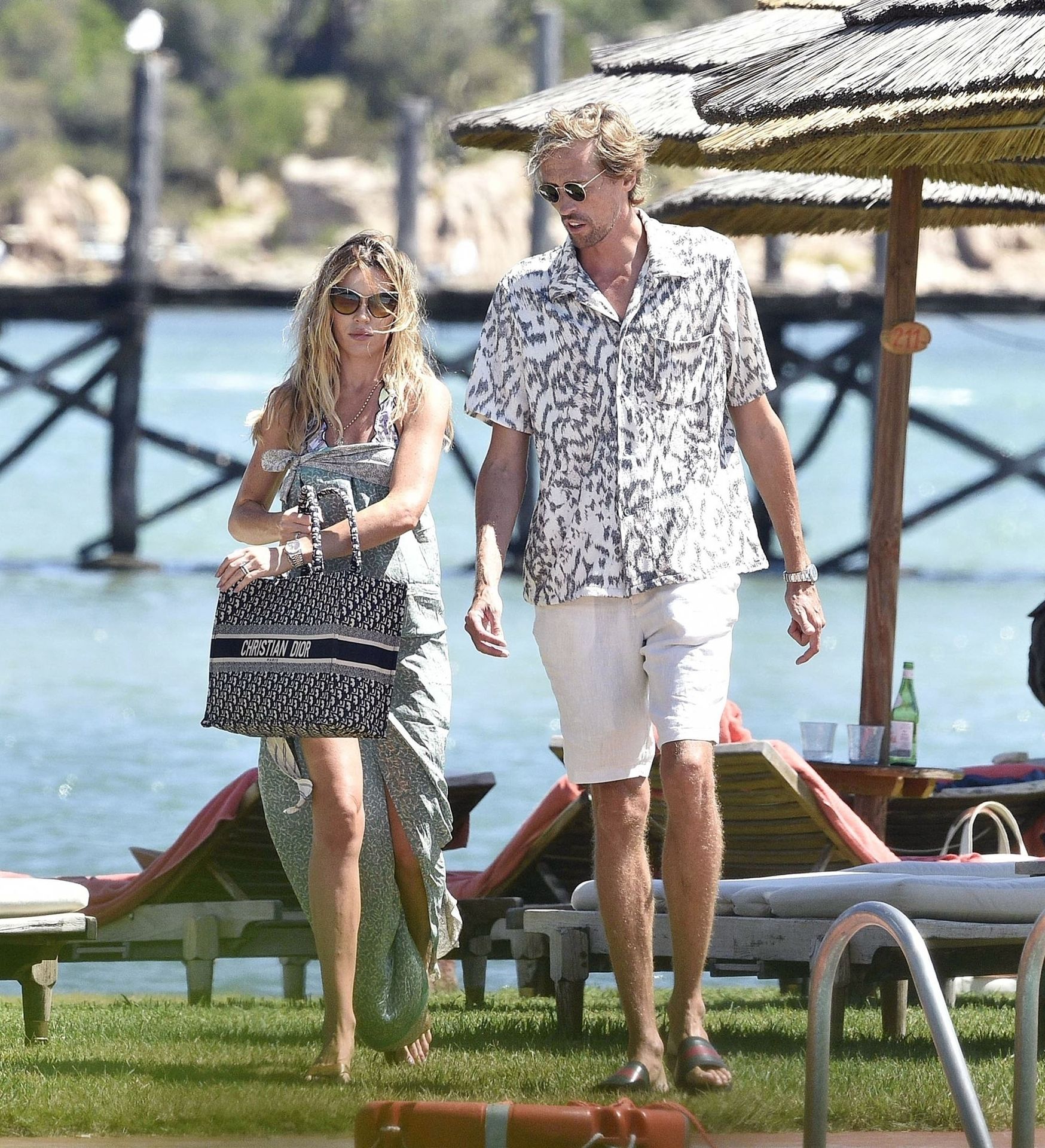 Peter Crouch & Abbey Clancy Are Seen Relaxing on Holiday in Sardinia (18 Photos)