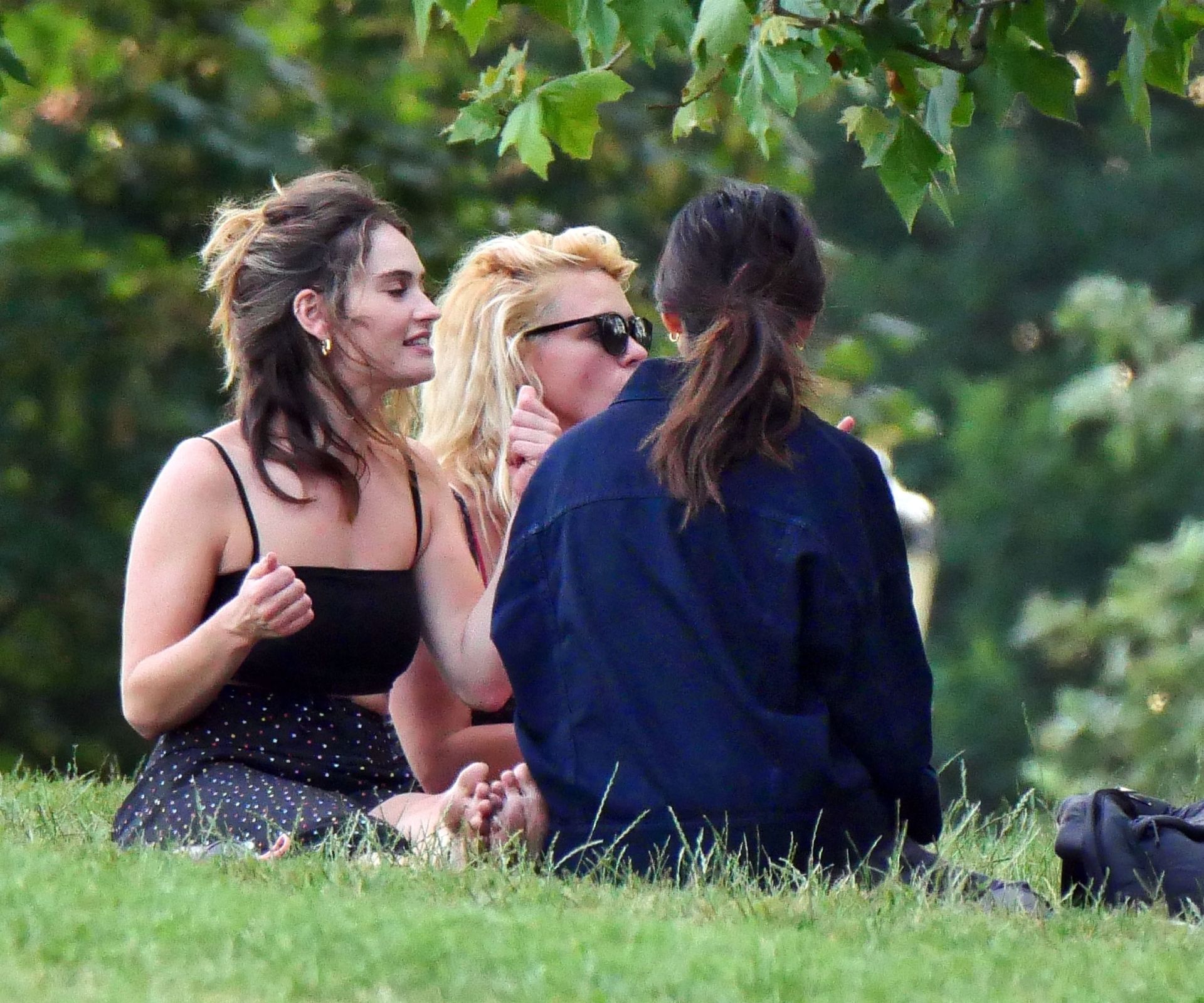 Lily James Is Pictured with Billie Piper & Gemma Chan in the Park in London (59 Photos)