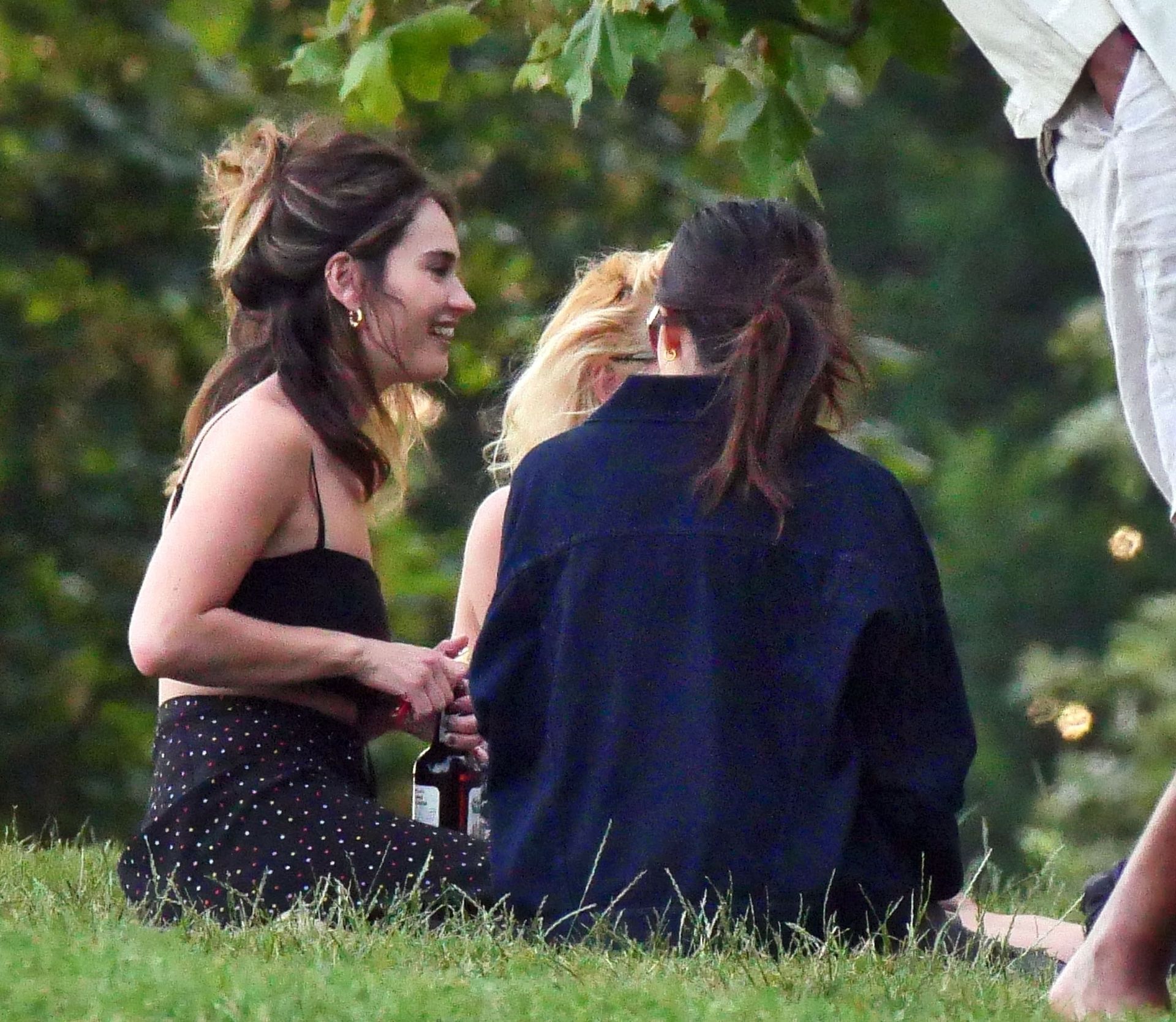 Lily James Is Pictured with Billie Piper & Gemma Chan in the Park in London (59 Photos)