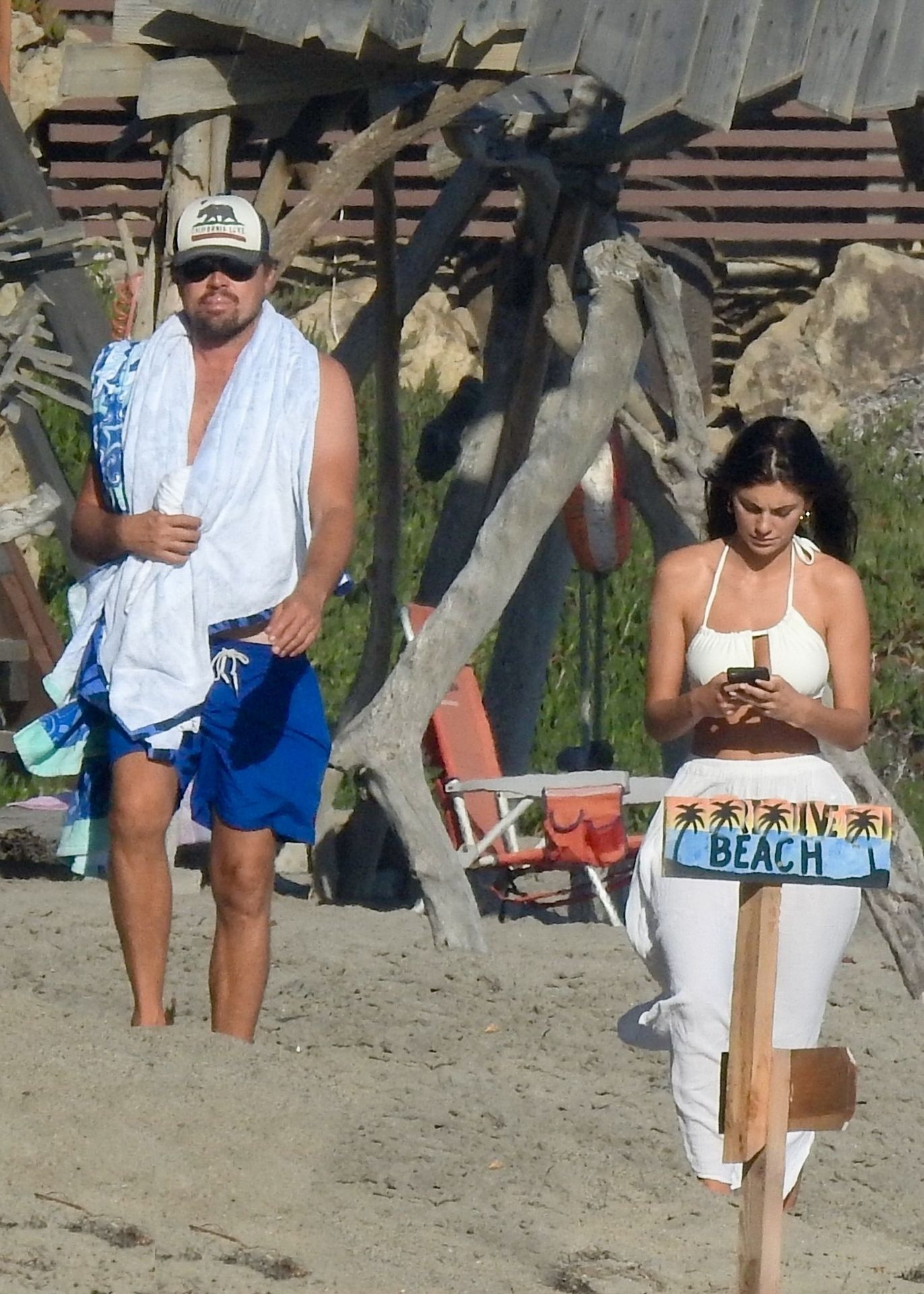 Leonardo DiCaprio & Camila Morrone Spend Their Labor Day on the Beach in Malibu (16 Photos)