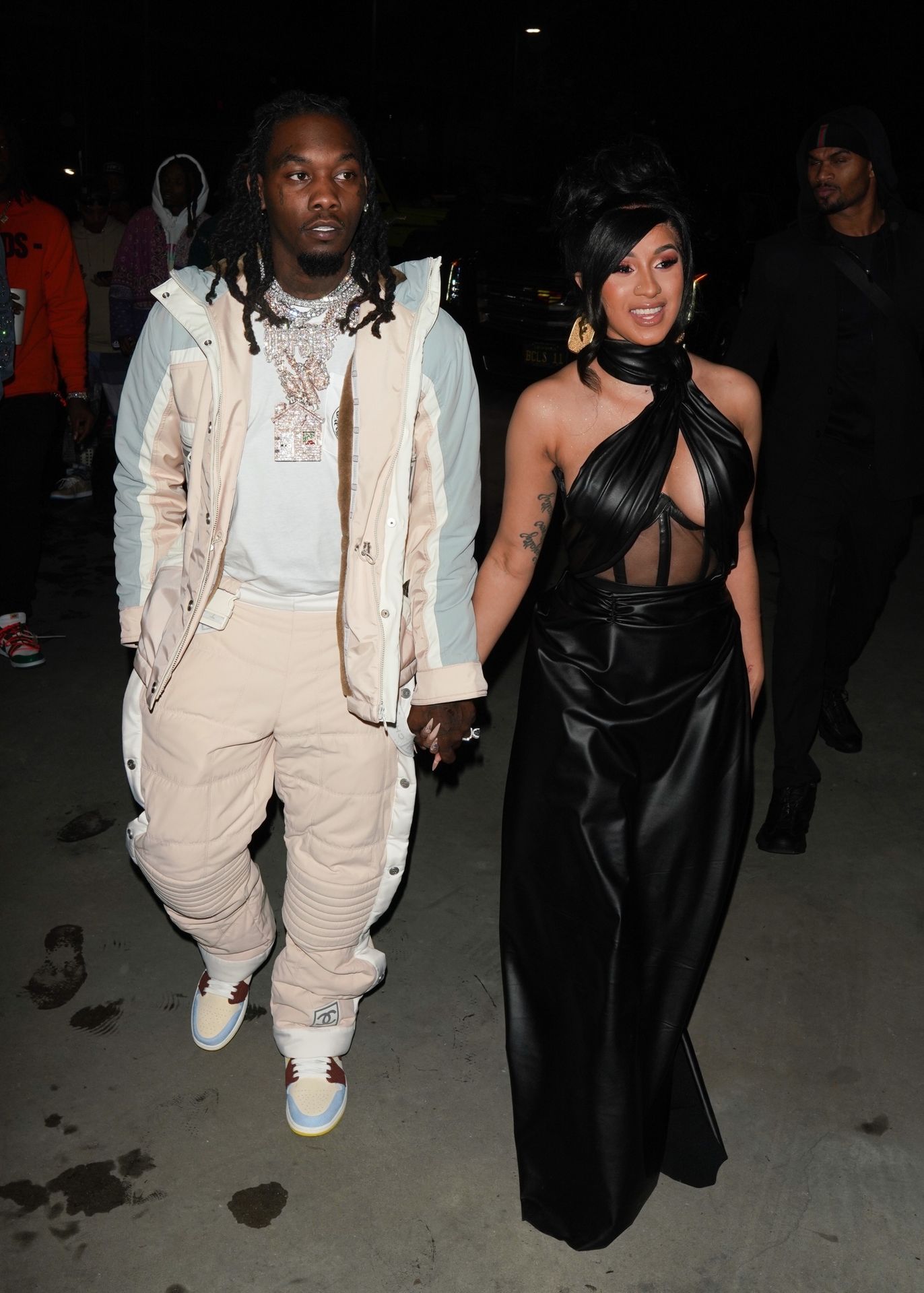 Offset and Cardi B Blow $100K in Ones at a Strip Club in Los Angeles (18 Photos)