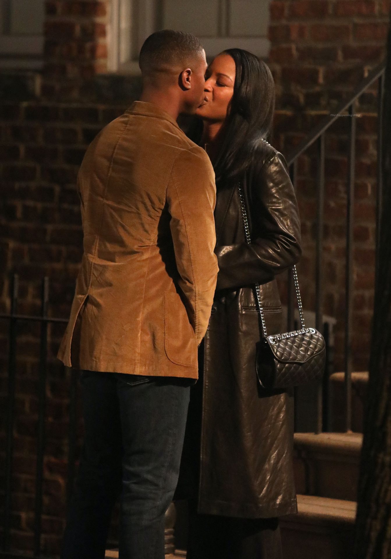 Michael B. Jordan & Chanté Adams are Pictured Kissing on the Set in NYC (19 Photos)