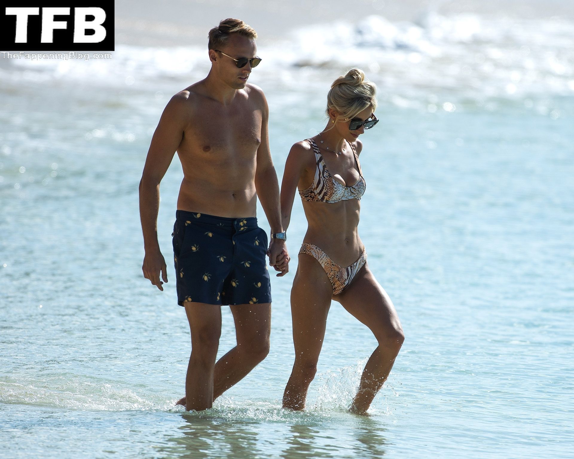 Max Chilton & Chloe Roberts are Seen Relaxing on the Beaches of Barbados (37 Photos)