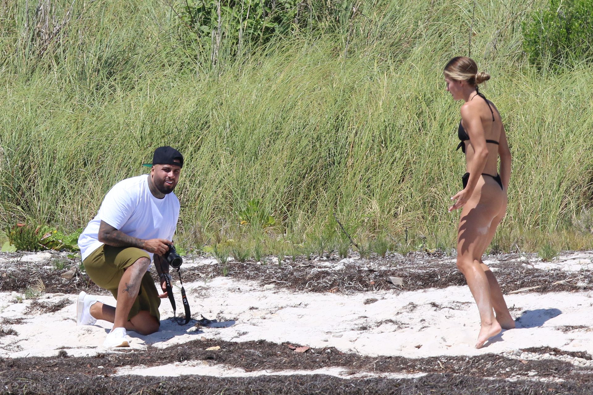 Nicky Jam & Cydney Moreau Were Seen on the Beach in Miami (21 Photos)