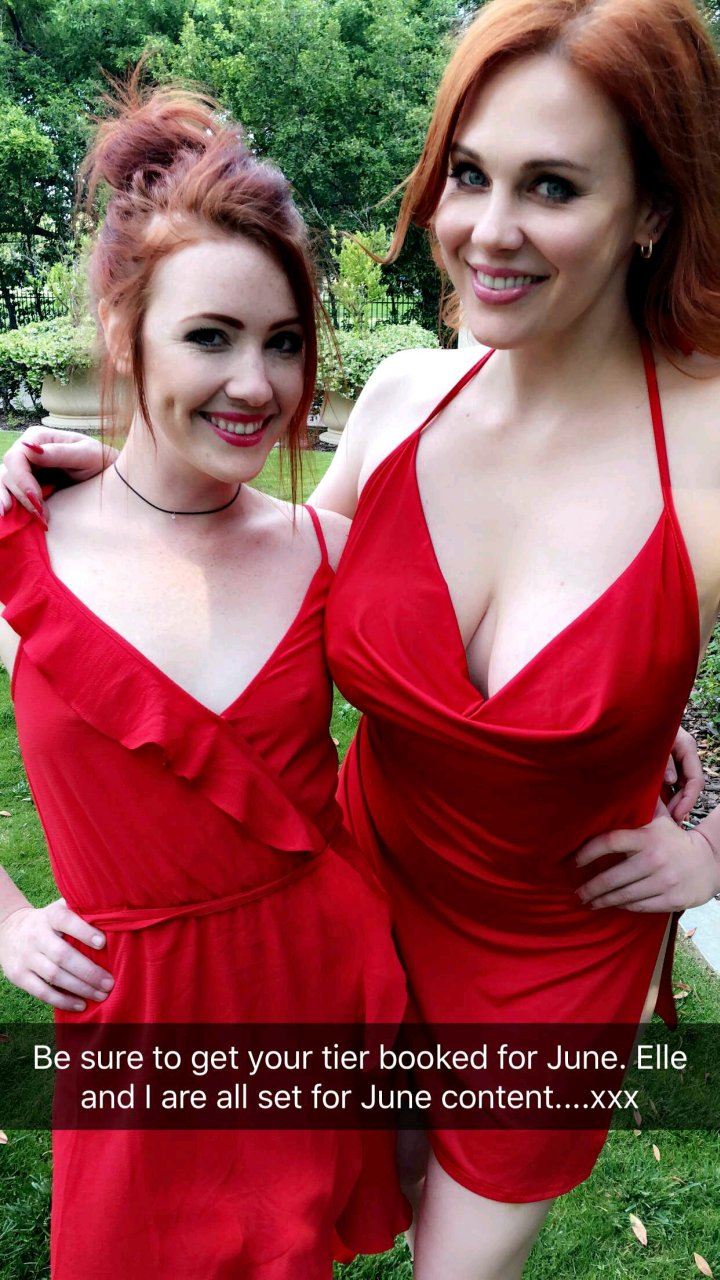 Maitland Ward & Elle Alexandra - Lesbian Show (44 Pics + Video)