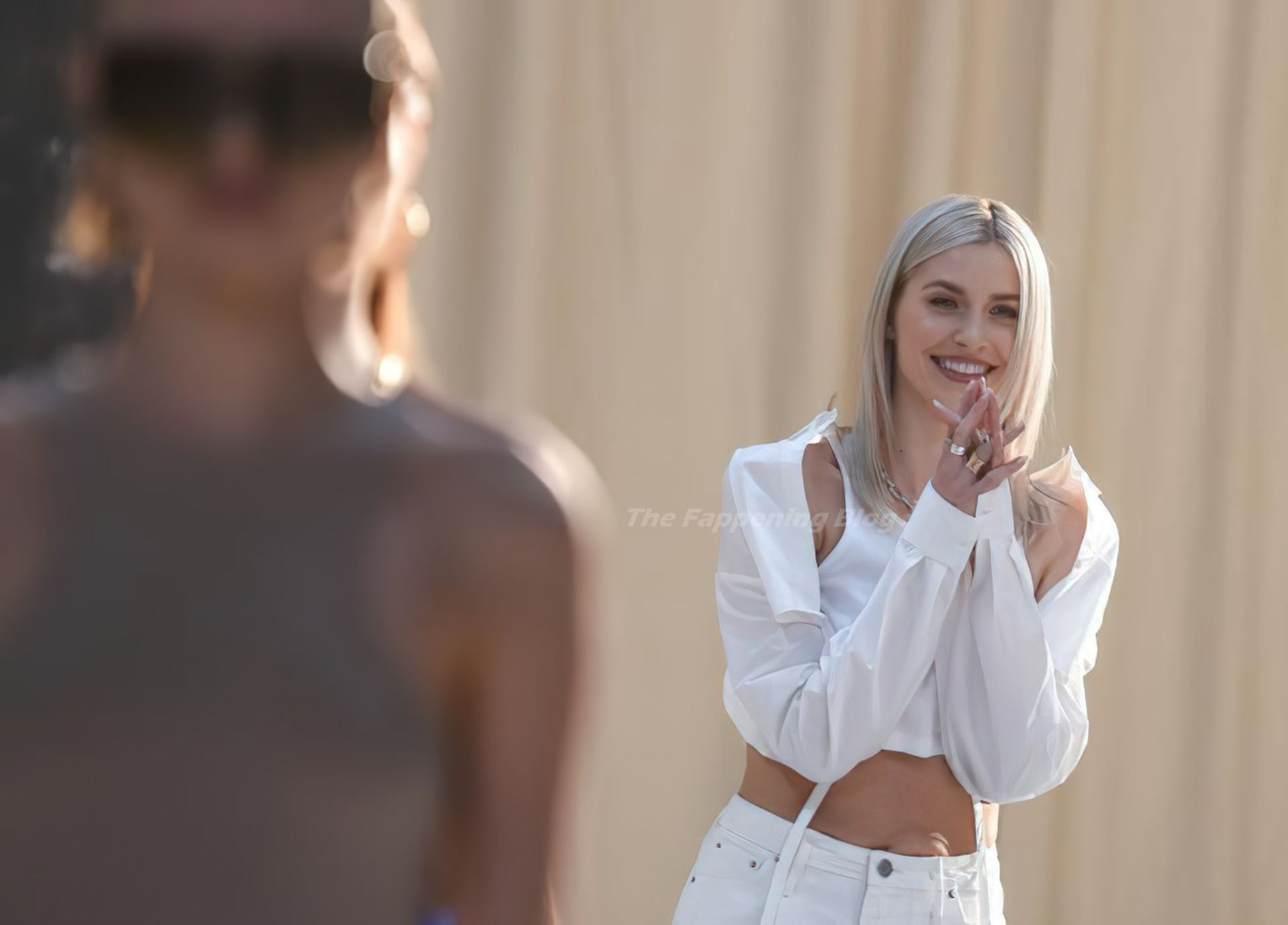 Lena Gercke Shows Her Tits at About You During Berlin Fashion Week (12 Photos)