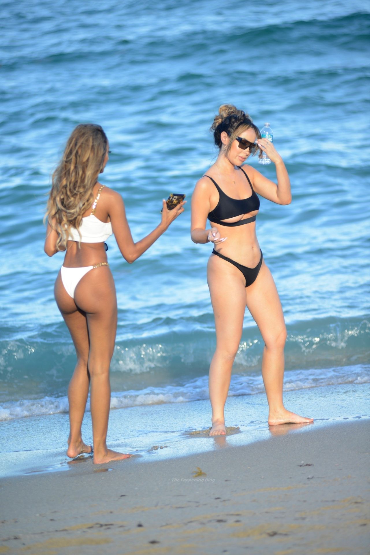 Lisa Opie & Ramina Ashfaque Enjoy a Beach Day in Miami (23 Photos)