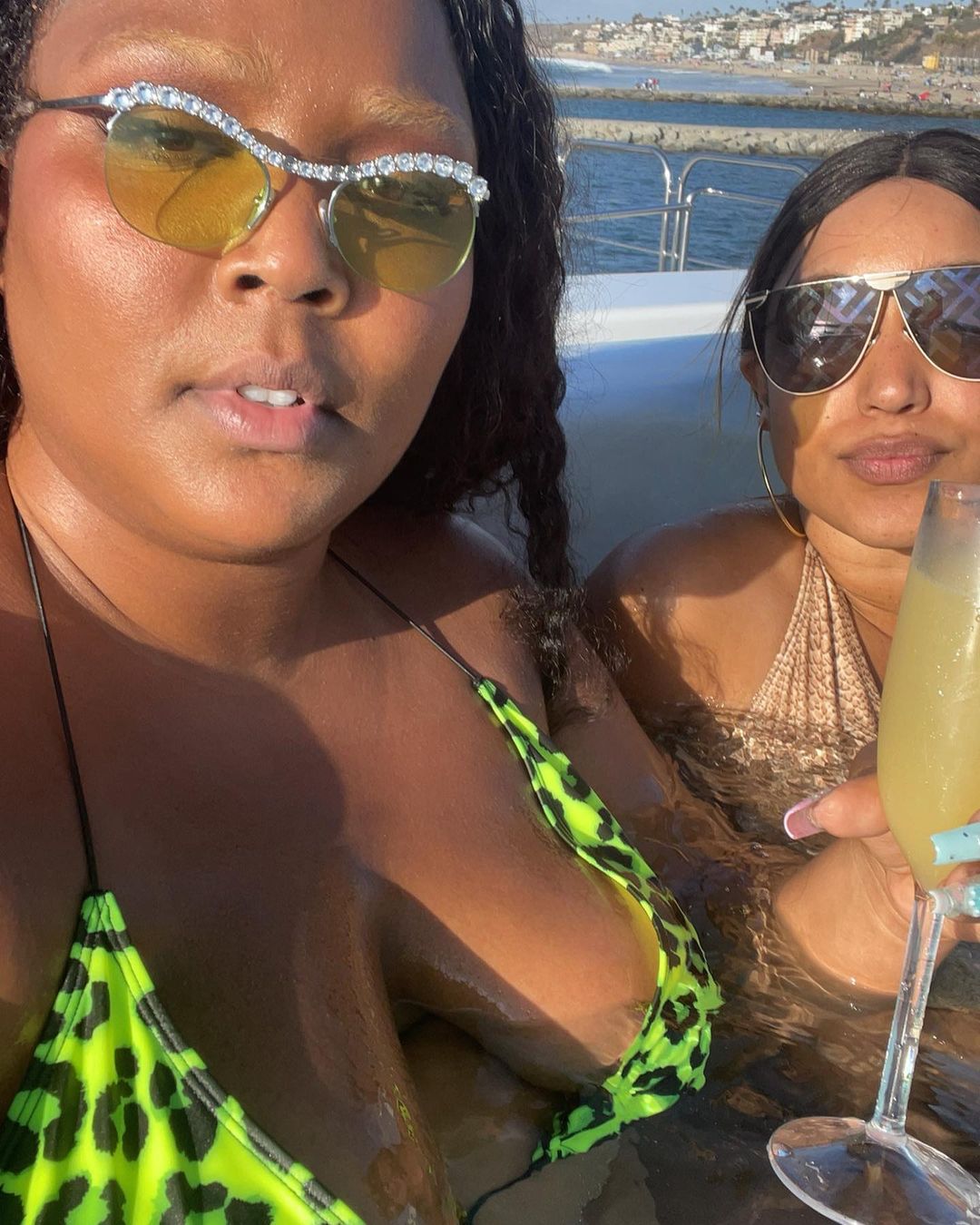 Lizzo Has a 4th of July Party on a Mega Yacht in Marina del Rey (84 Photos)