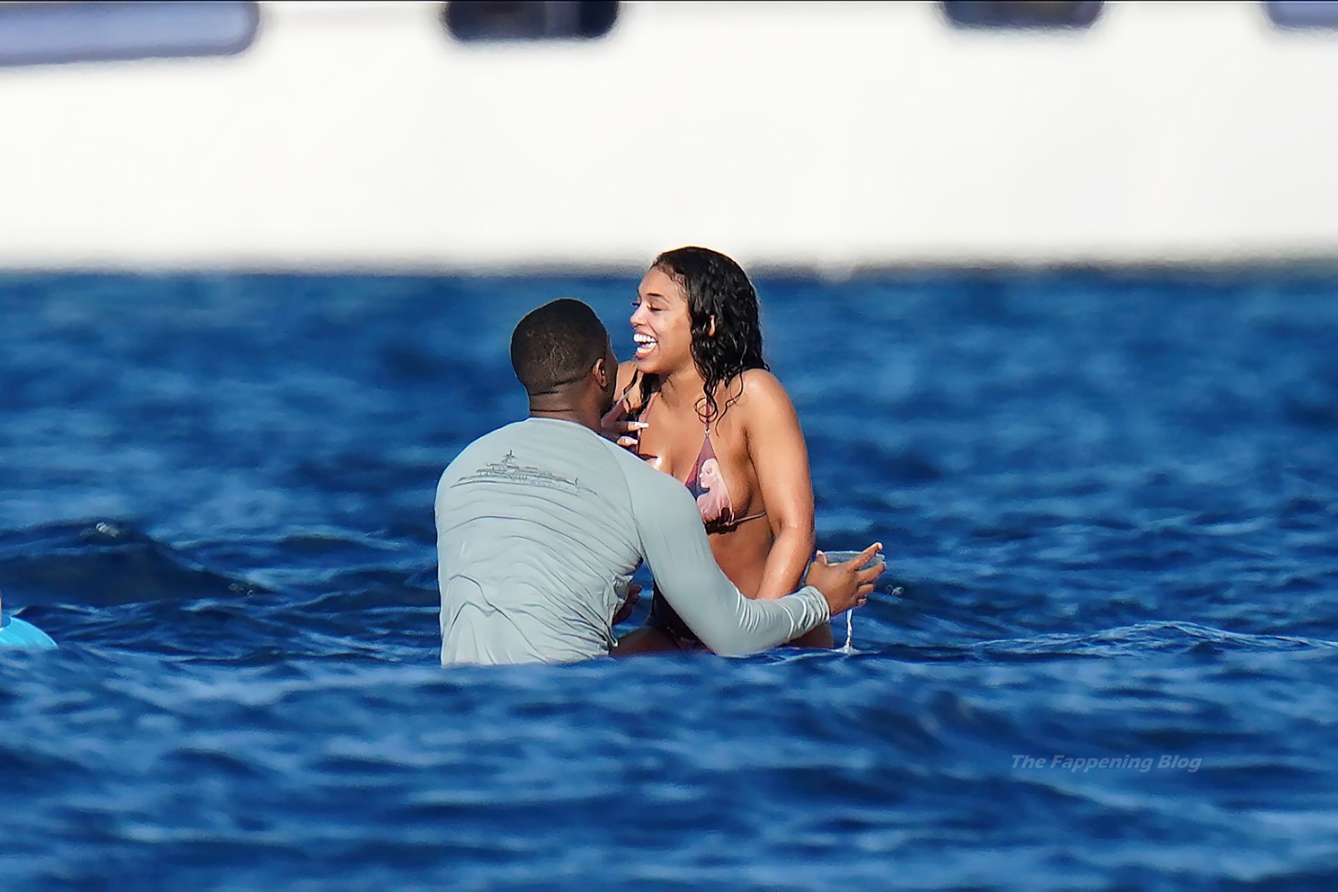 Michael B. Jordan & Lori Harvey are Seen While Holidaying on a Yacht in St Barts (38 Photos)