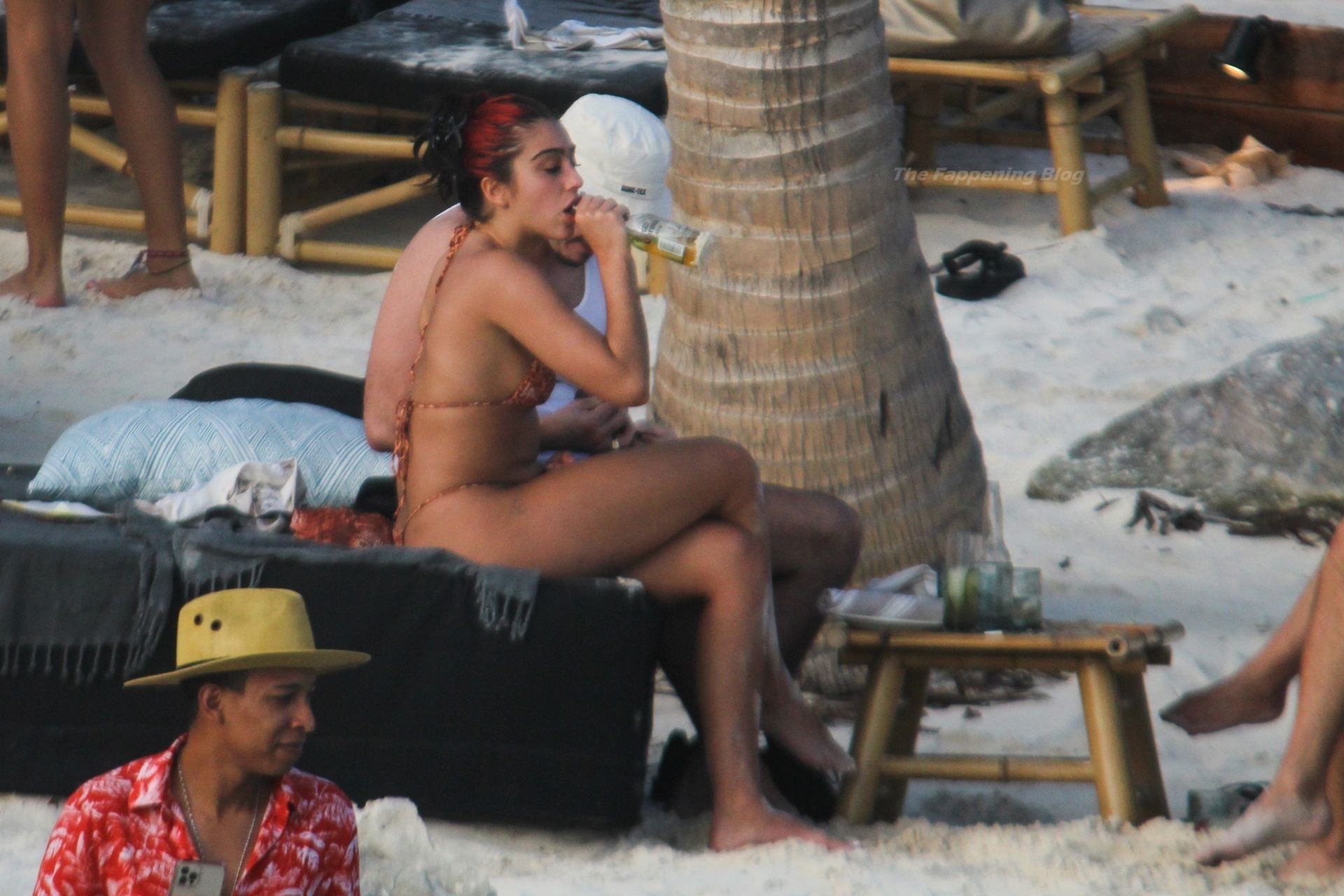 Lourdes Leon Wears an Itty Bit
ty Bikini on the Beach in Tulum (52 Photos)