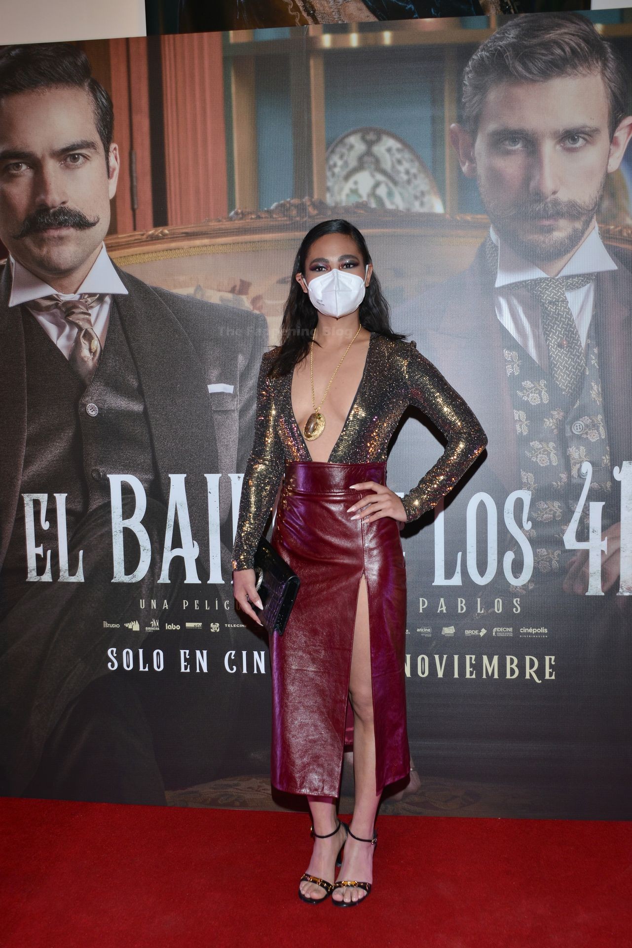 Mabel Cadena Shows Off Her Tits at the El Baile de los 41 Premiere (42 Photos)