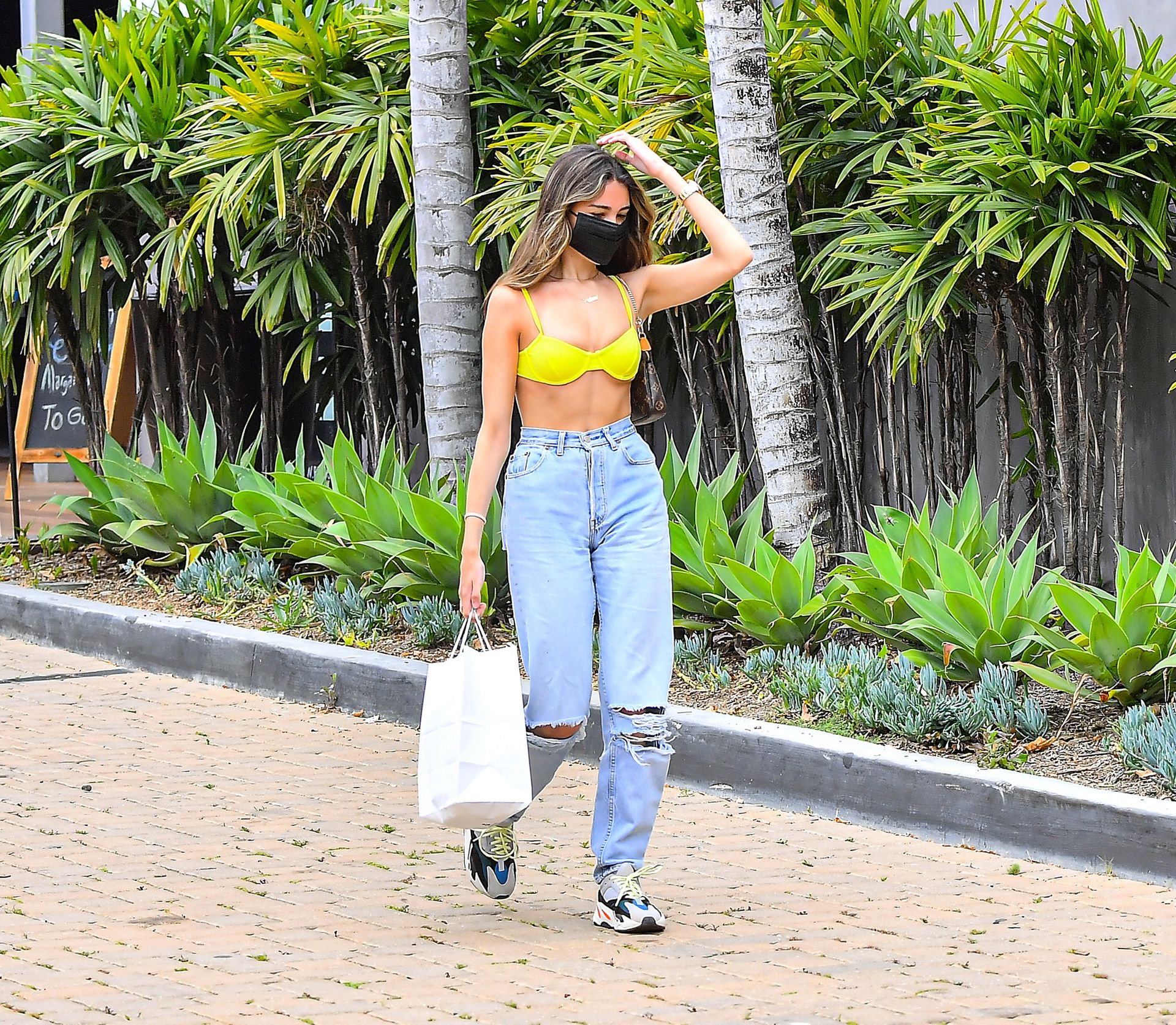 Madison Beer Stuns in a Yellow Bra at Cafe Havana in Malibu (29 Sexy Photos)