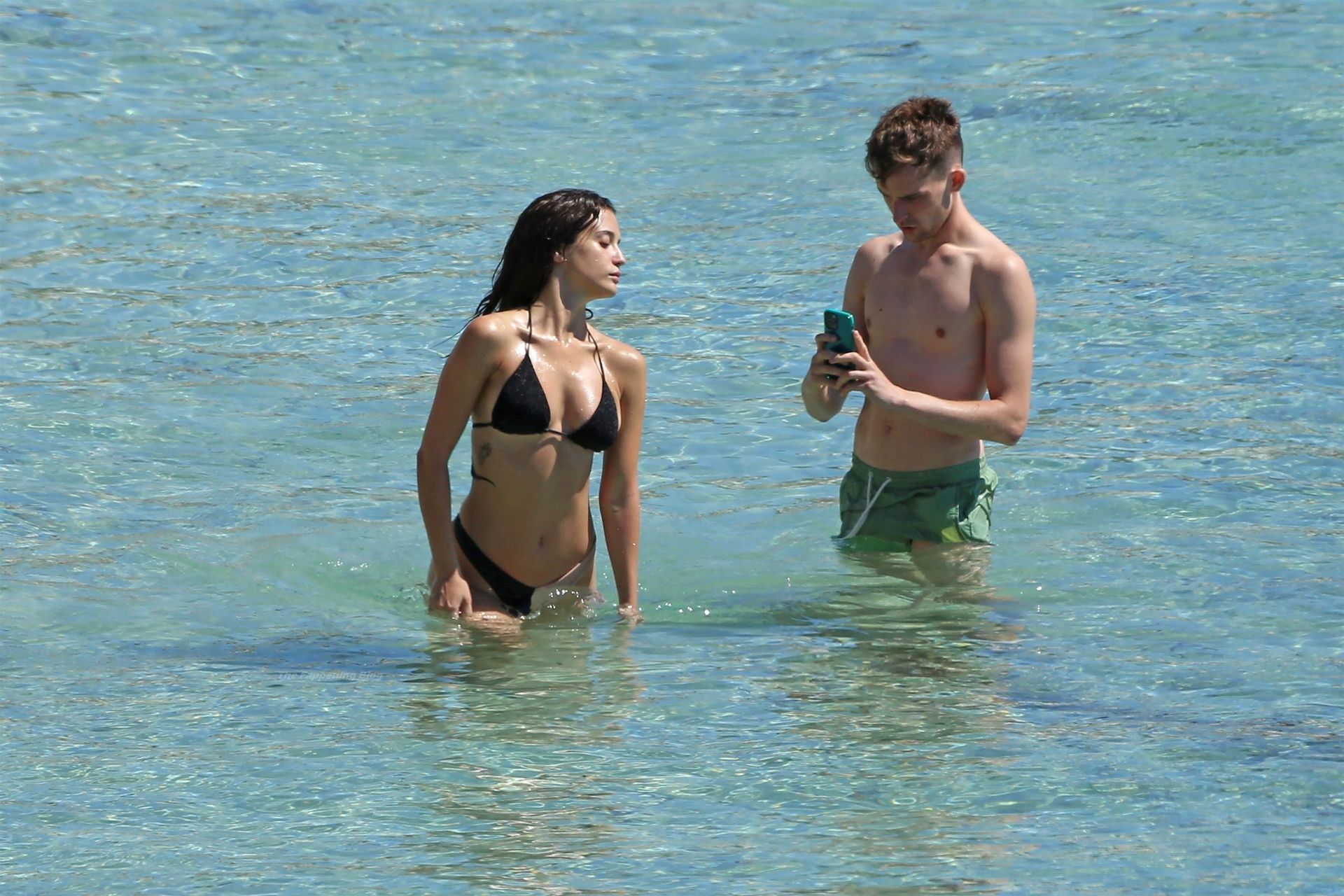 Maria Pedraza Enjoys a Beach Day With Her Friend Juanjo Almeida in Ibiza (30 Photos)