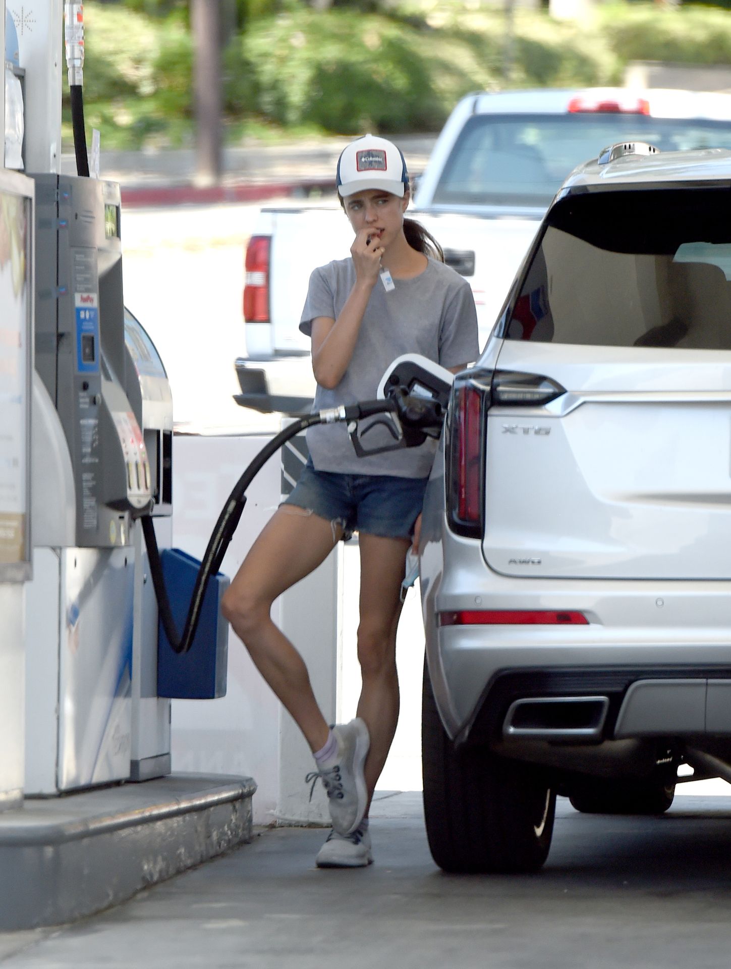 Margaret Qualley Fills Up Her Tank With Some Gas in LA (14 Photos)