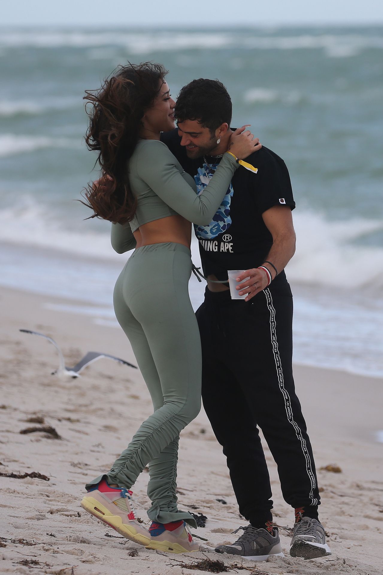 Mariah Angeliq & Max Ehrich are Seen Together on the Beach in Miami (82 Photos)