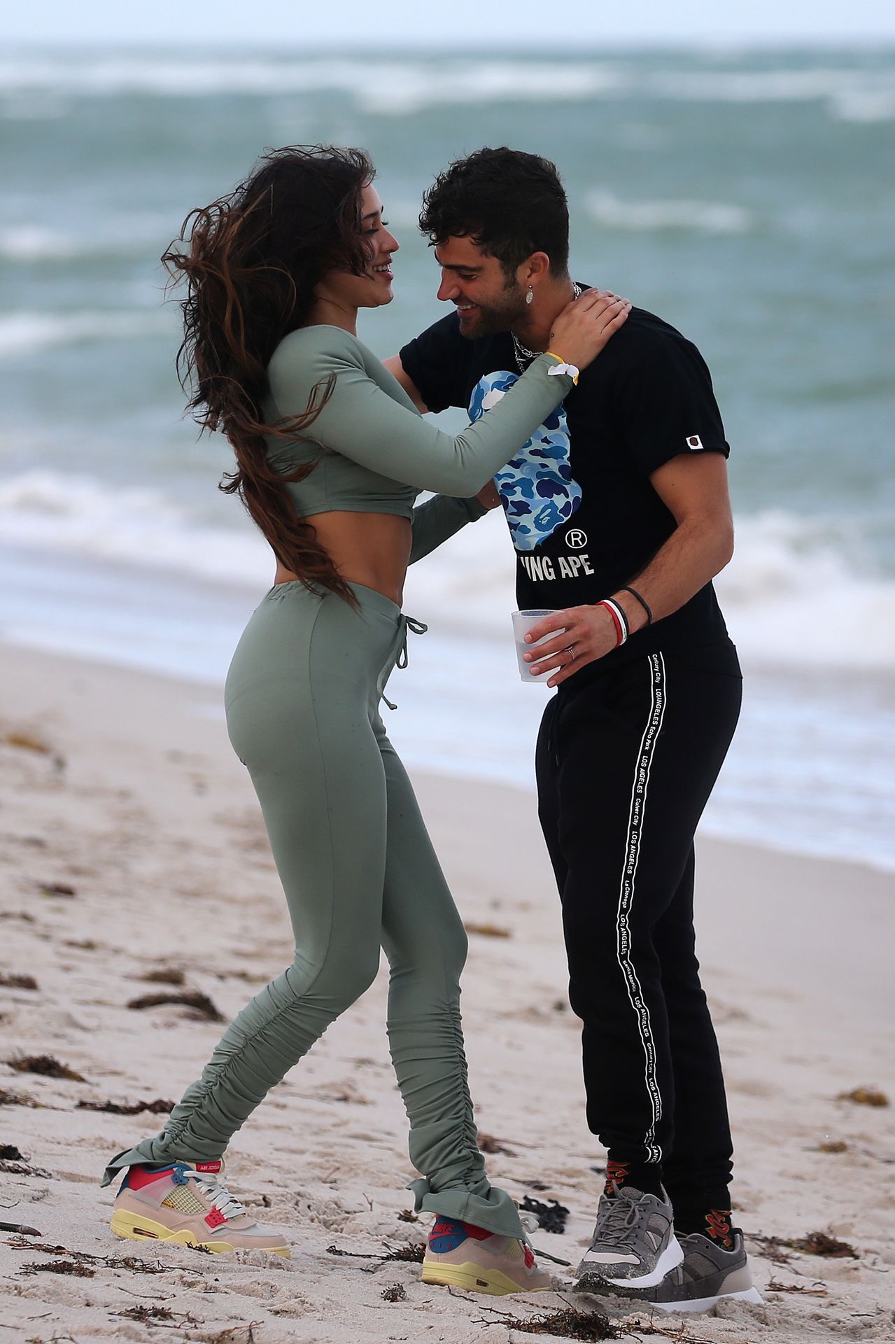 Mariah Angeliq & Max Ehrich are Seen Together on the Beach in Miami (82 Photos)