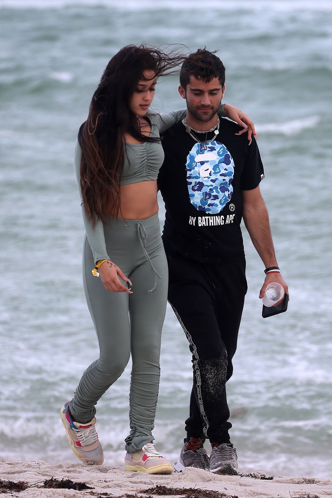 Mariah Angeliq & Max Ehrich are Seen Together on the Beach in Miami (82 Photos)